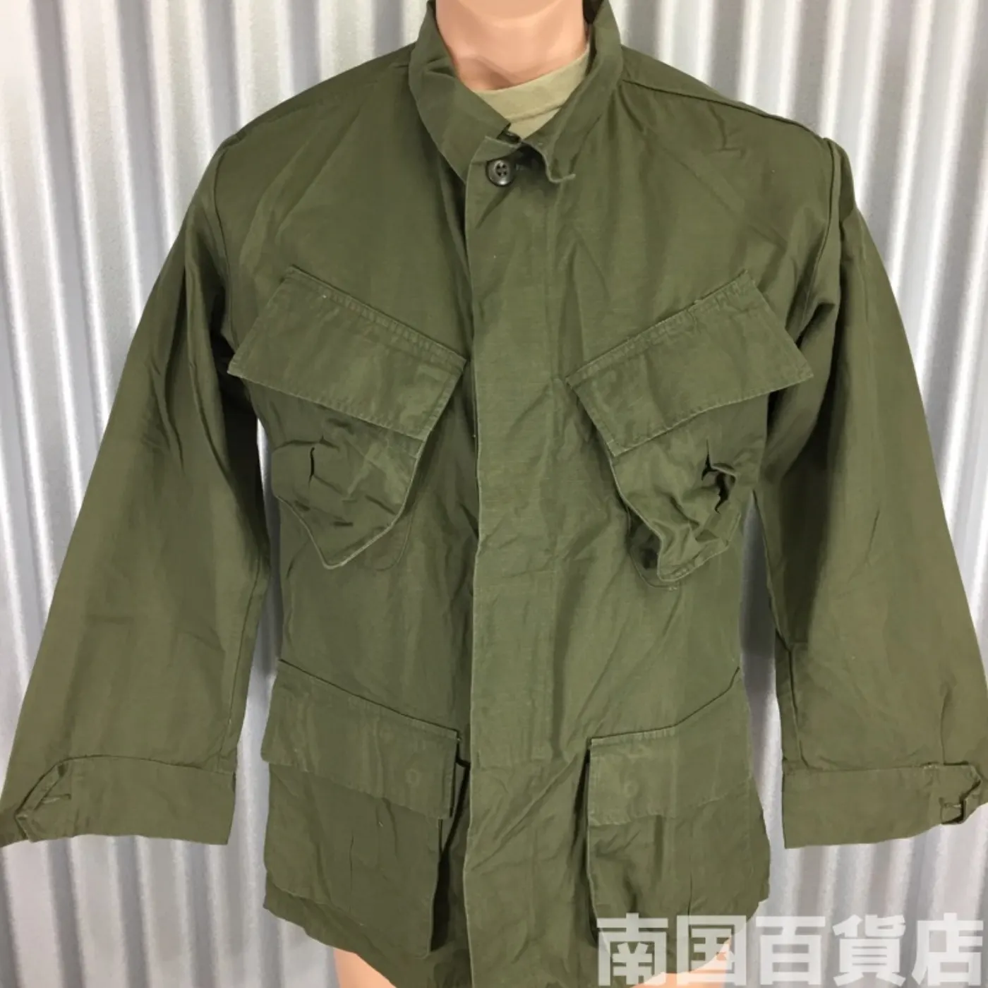 US ARMYジャングル ファティーグCOAT S-S 中古良品 記録写真1