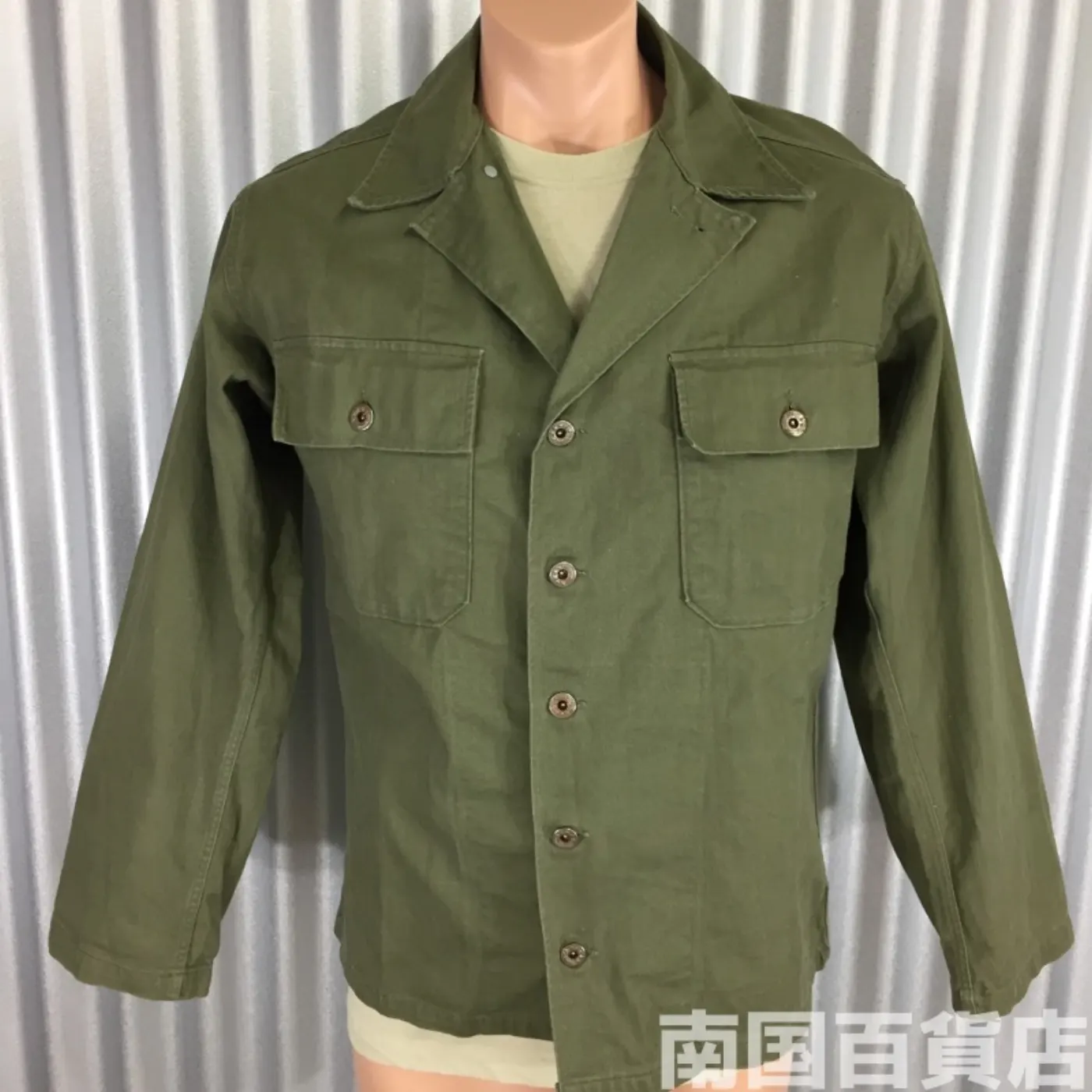 ユーティリティーシャツOD S 中古良品 記録写真1