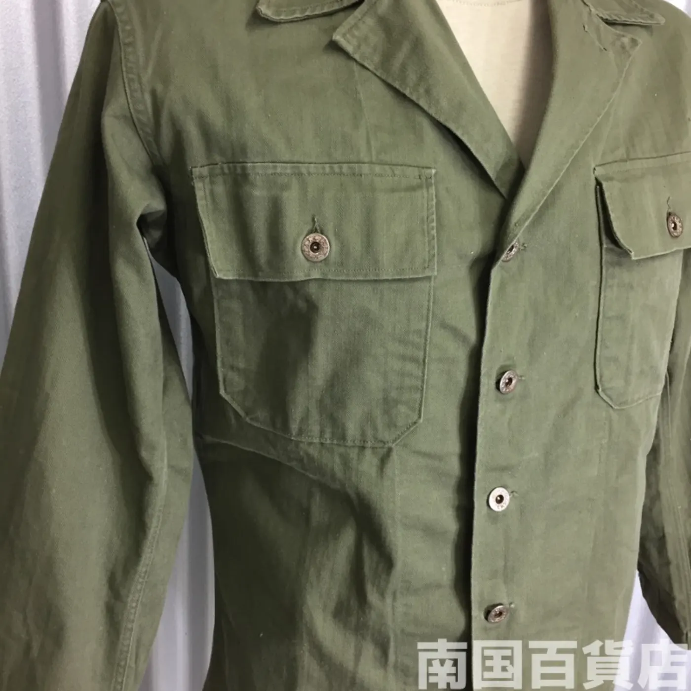 ユーティリティーシャツOD S 中古良品 記録写真6