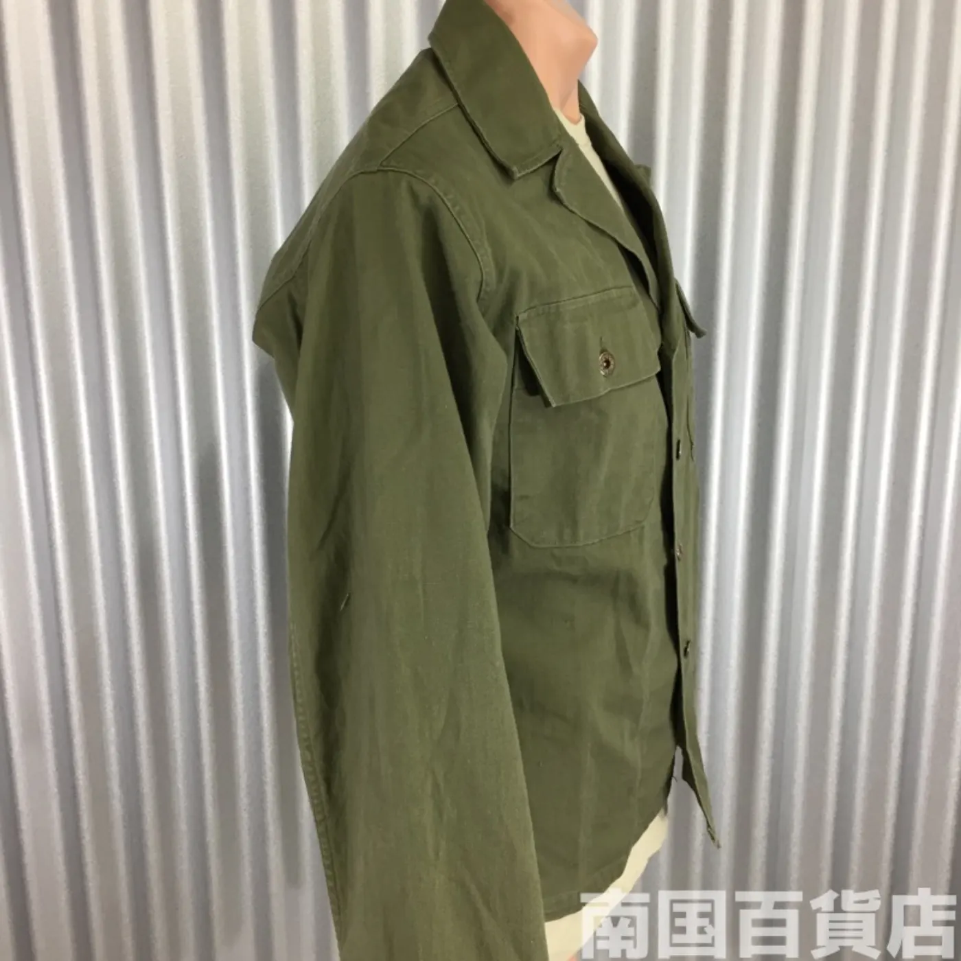 ユーティリティーシャツOD S 中古良品 記録写真2