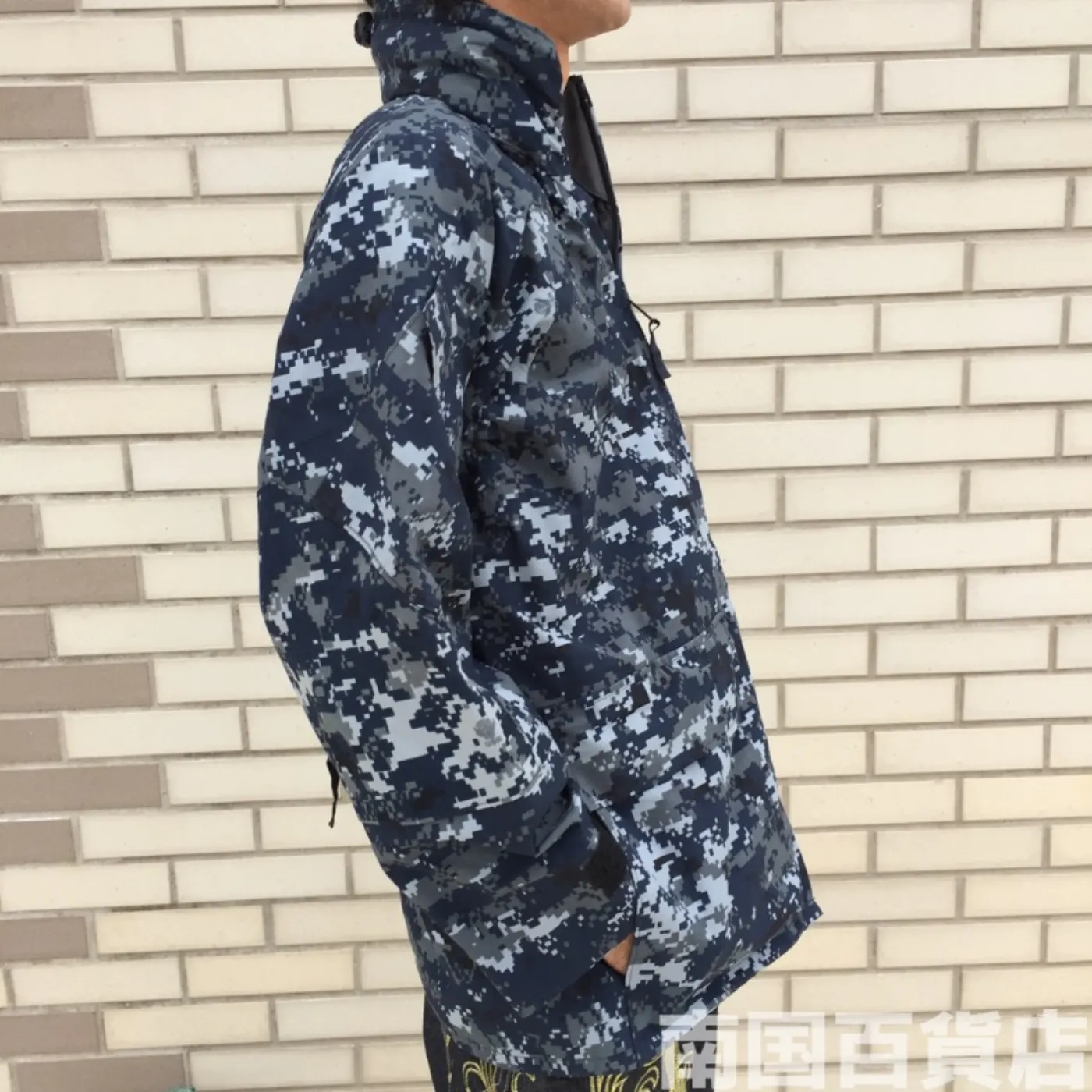 NAVY NWU ゴアテックス パーカ S-S 中古良品 記録写真2
