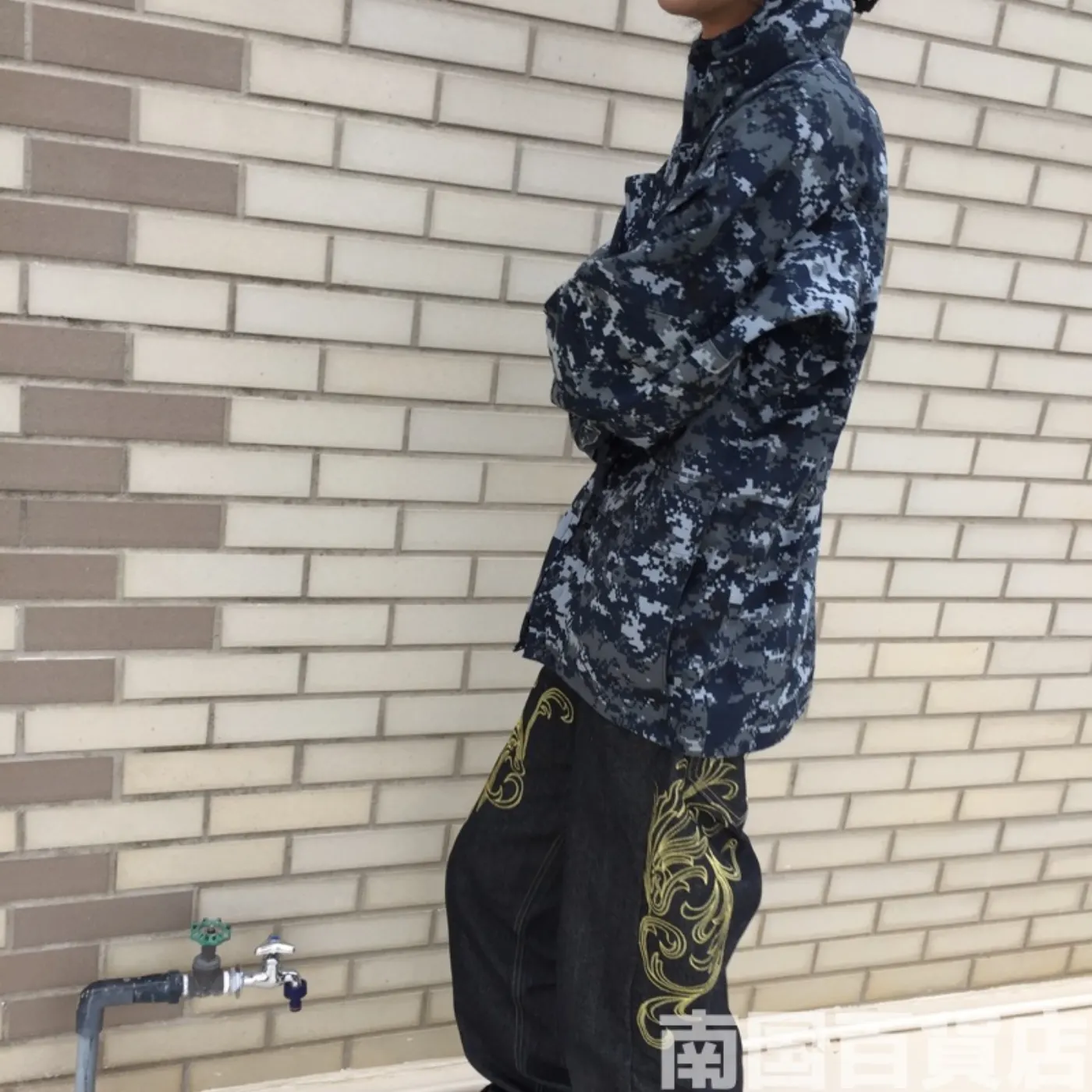 NAVY NWU ゴアテックス パーカ S-S 中古良品 記録写真7