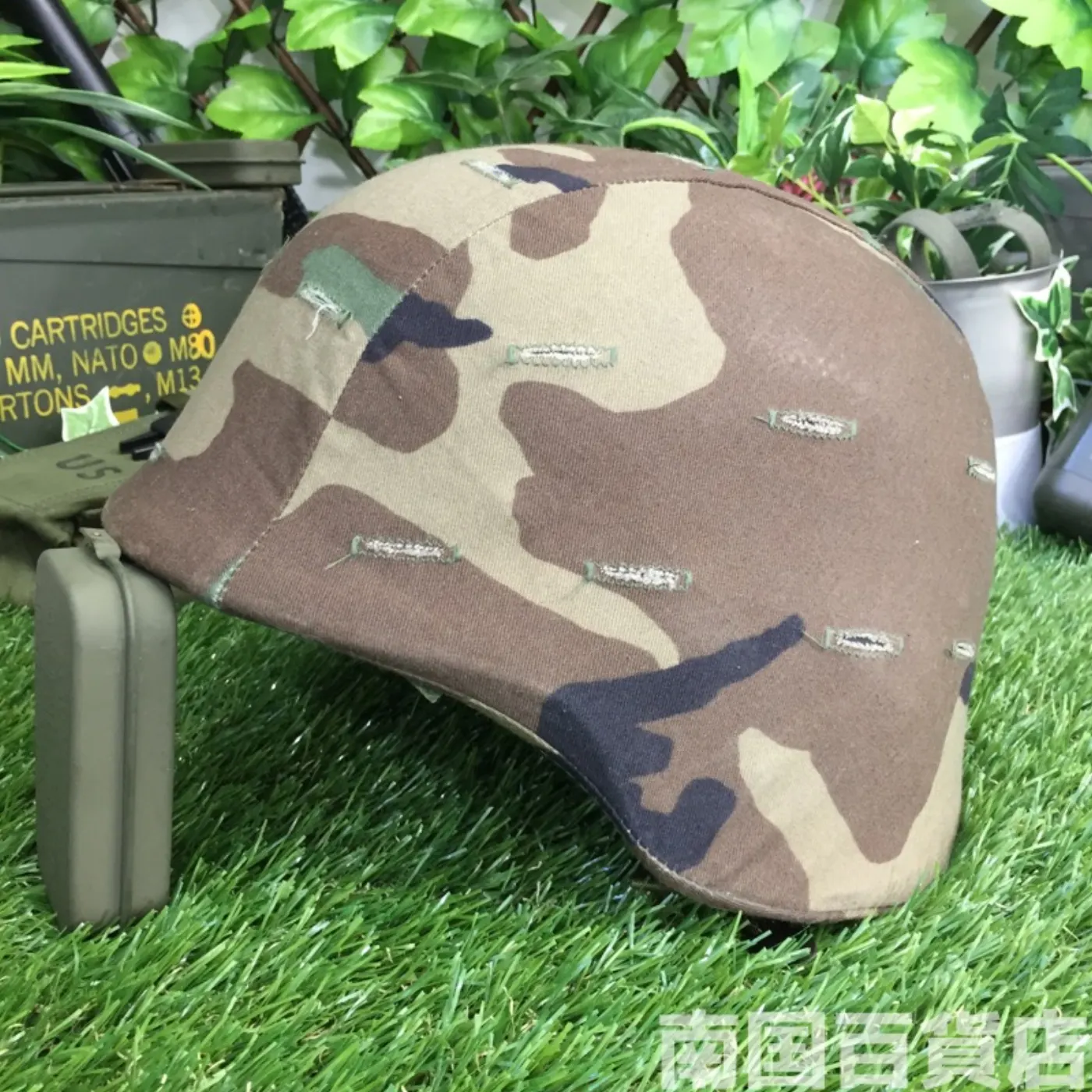 US(米軍)PASGTヘルメット(フリッツ・ヘルメット) 59~61cm 中古良品 記録写真1