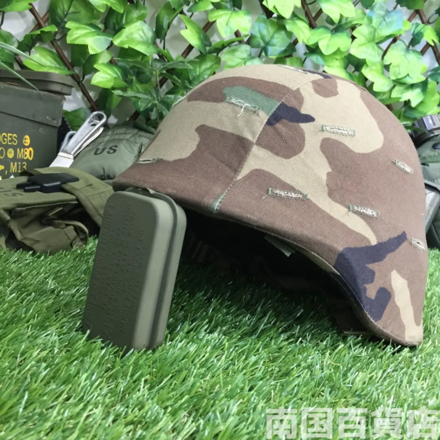 US(米軍)PASGTヘルメット(フリッツ・ヘルメット) 59~61cm 中古良品 記録写真2