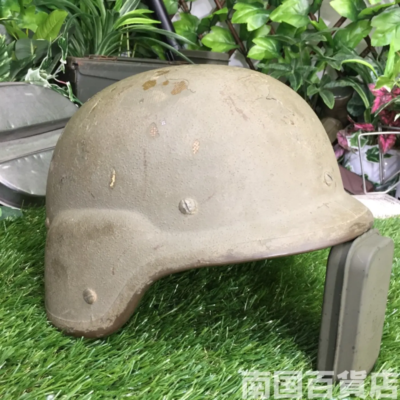 US(米軍)PASGTヘルメット(フリッツ・ヘルメット) 59~61cm 中古品 記録写真2