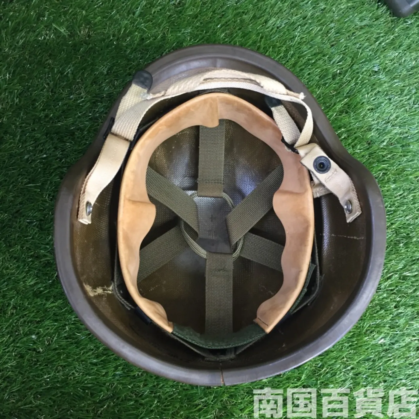 US(米軍)PASGTヘルメット(フリッツ・ヘルメット) 59~61cm 中古品 記録写真6