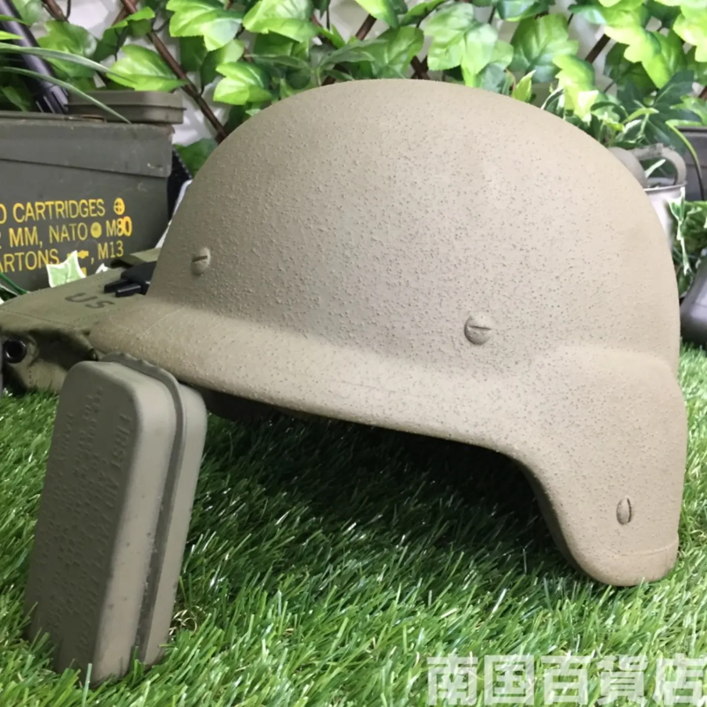 US(米軍)PASGTヘルメット(フリッツ・ヘルメット) 59~61cm 中古良品 記録写真2