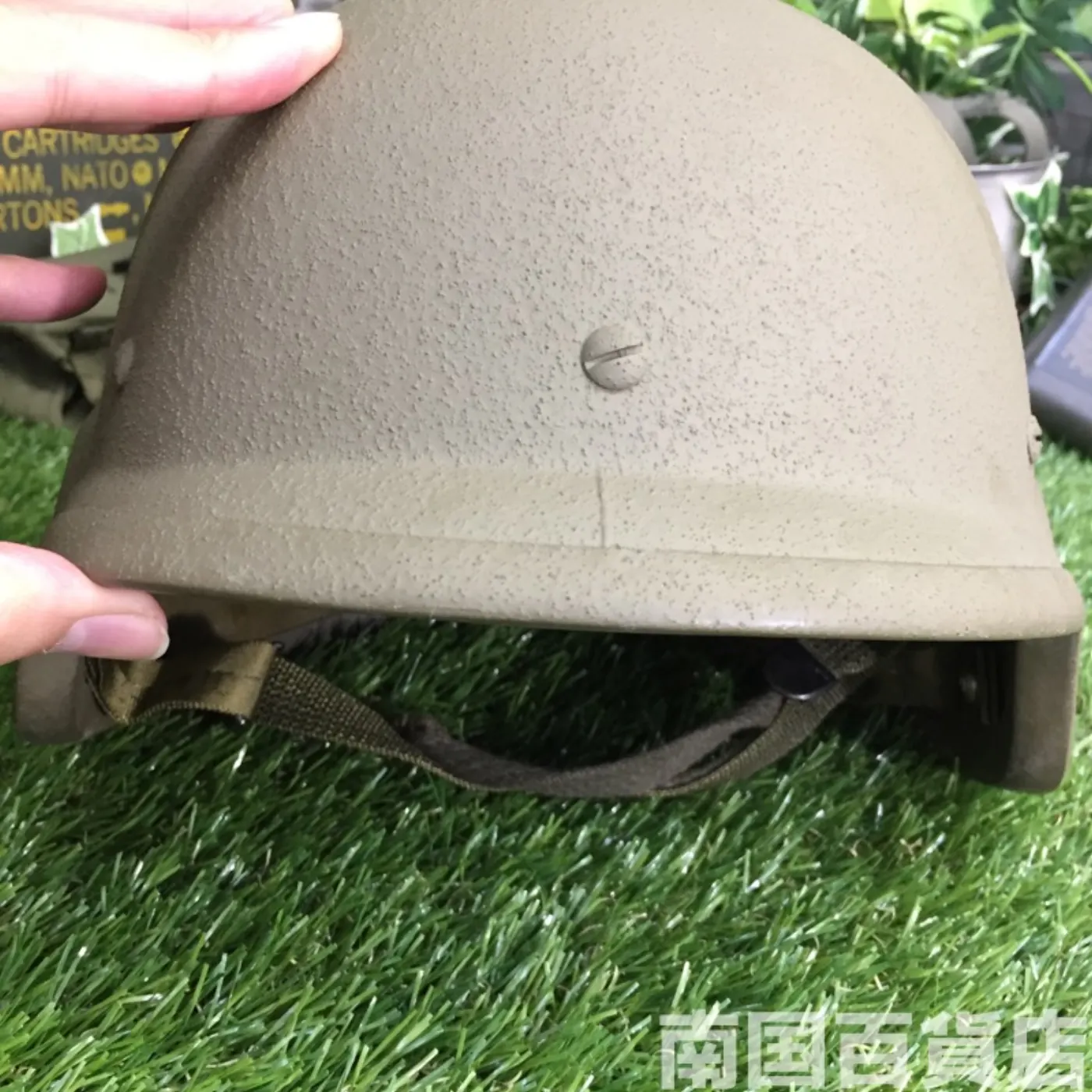 US(米軍)PASGTヘルメット(フリッツ・ヘルメット) 59~61cm 中古良品 記録写真4