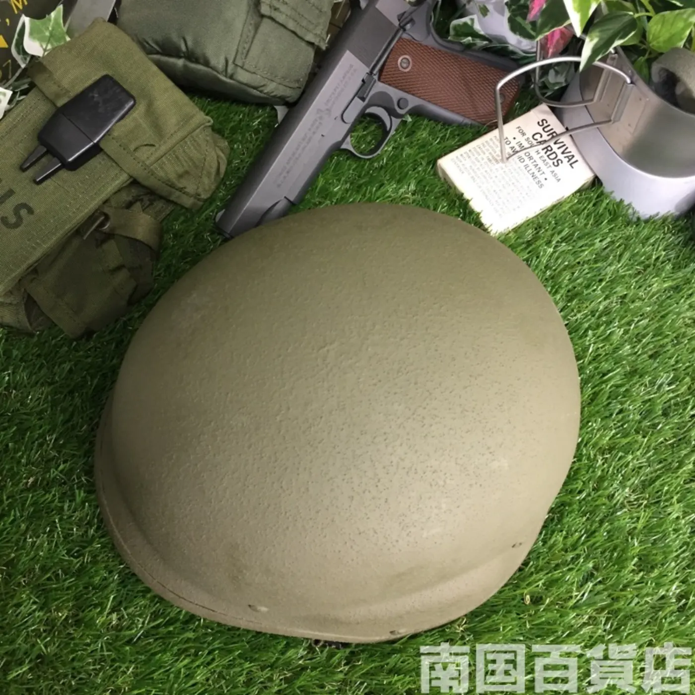 US(米軍)PASGTヘルメット(フリッツ・ヘルメット) 59~61cm 中古良品 記録写真6