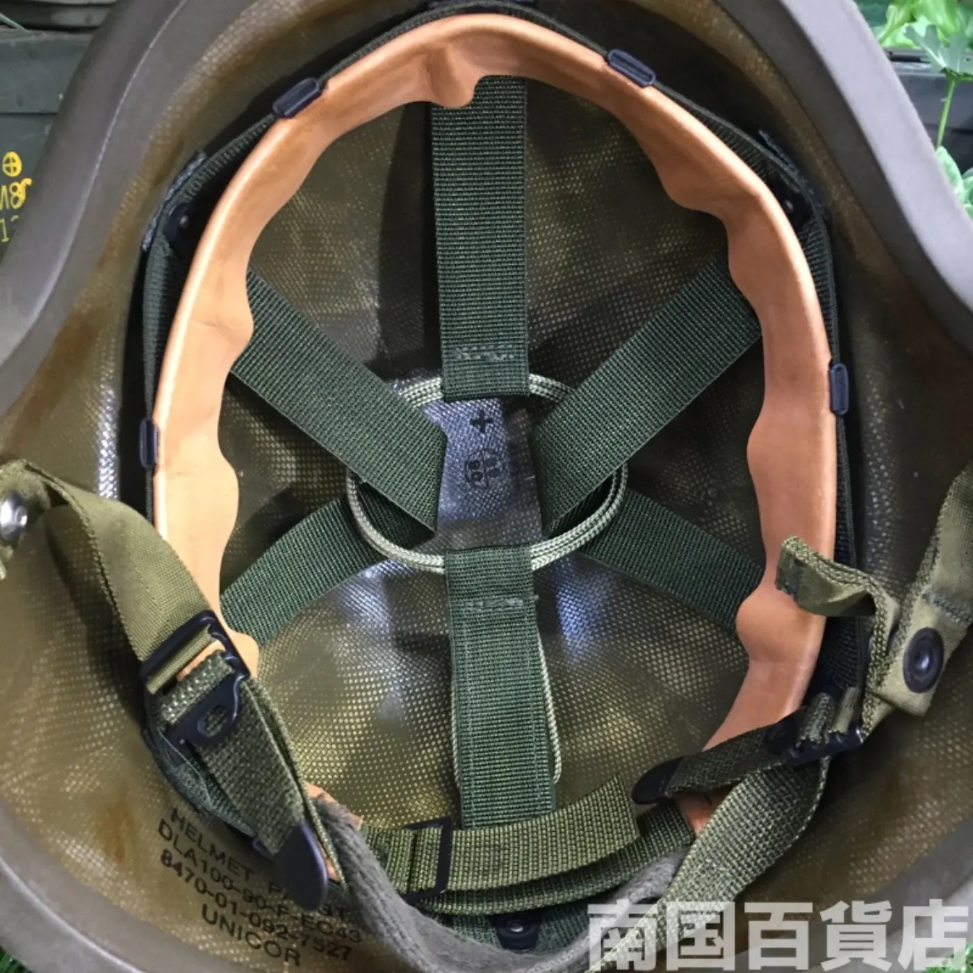 US(米軍)PASGTヘルメット(フリッツ・ヘルメット) 59~61cm 中古良品 記録写真7