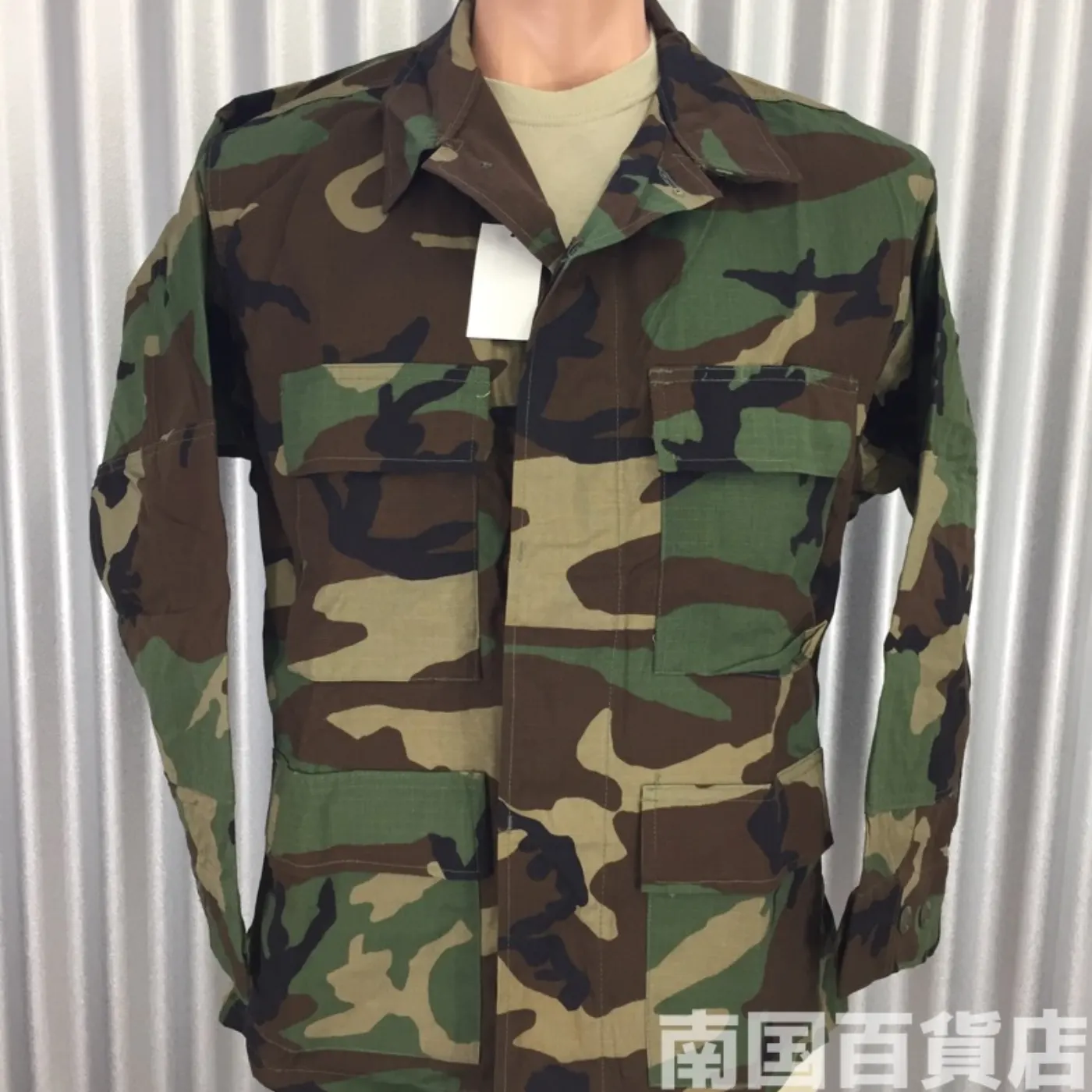 ウッドランド迷彩 ジャケット M-XXS 新品 記録写真1