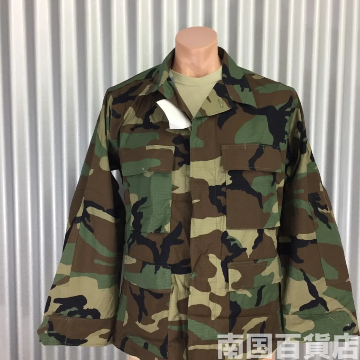 ウッドランドカモフラージュ ジャケット M-S 新品 記録写真2