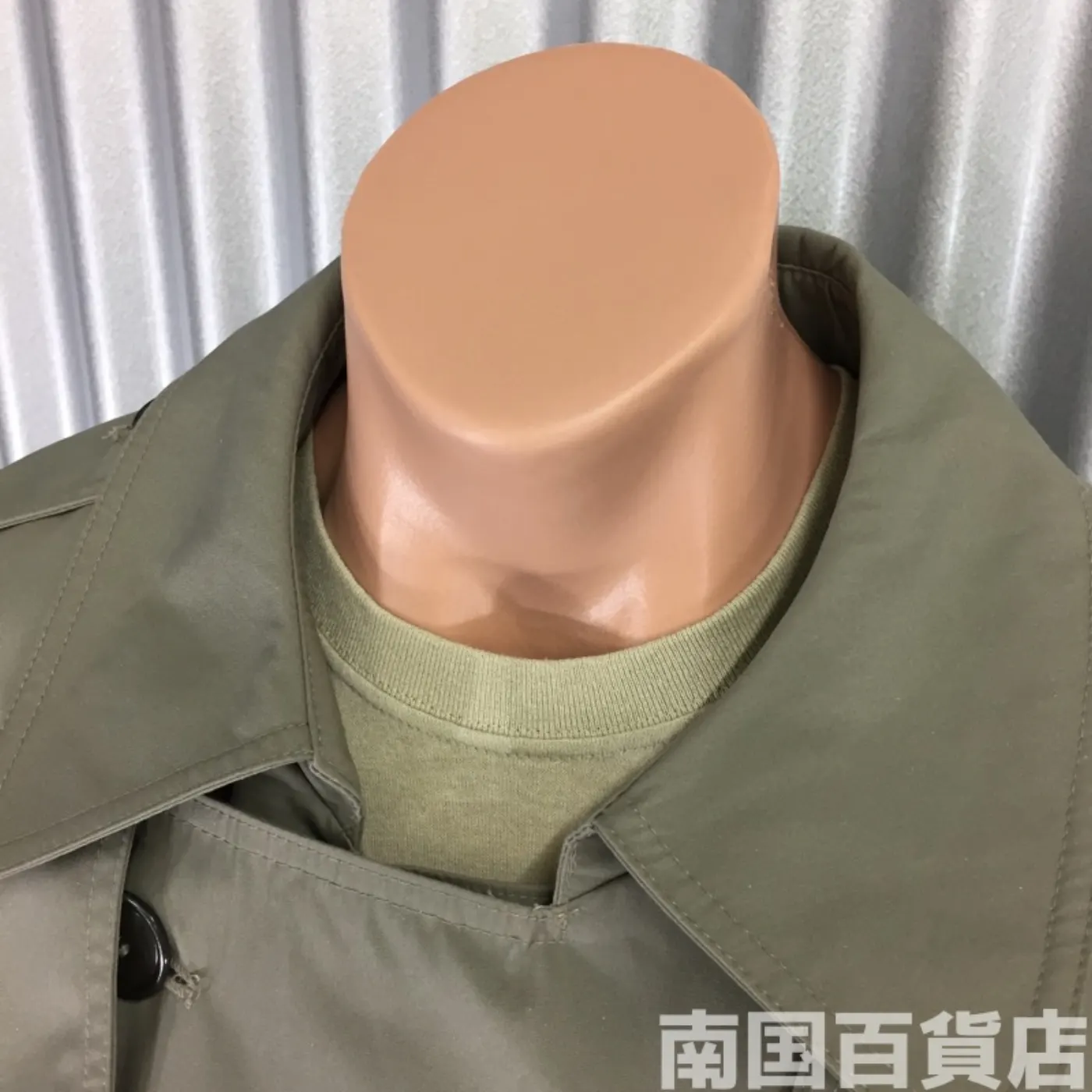 DSCP VALOR COLLECTION トレンチコートOD 42L 中古品 記録写真6