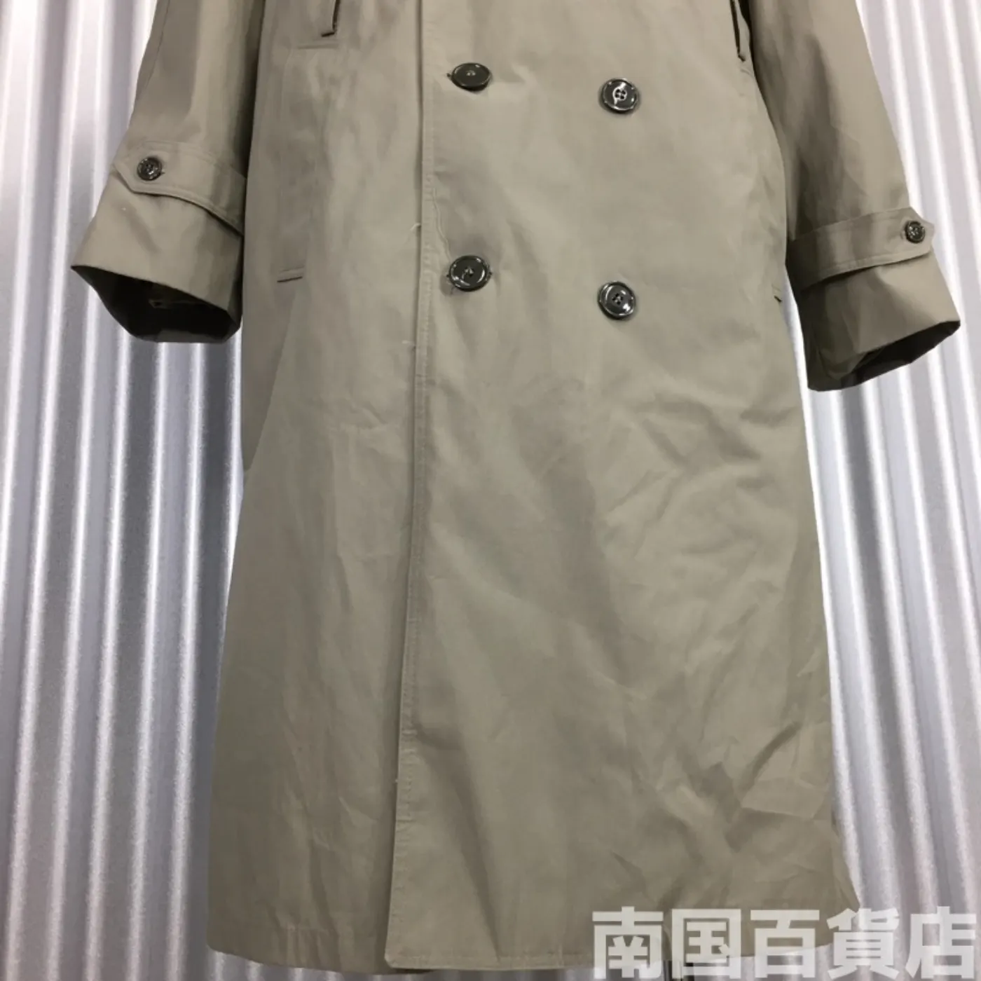 DSCP VALOR COLLECTION トレンチコートOD 42L 中古品 記録写真7