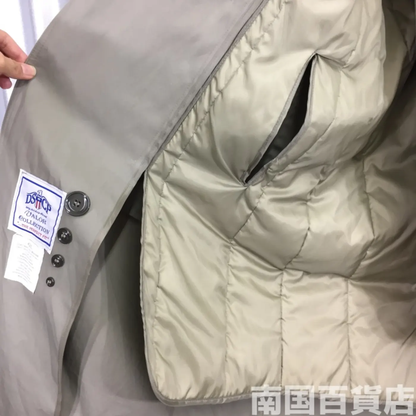 DSCP VALOR COLLECTION トレンチコートOD 42L 中古品 記録写真9
