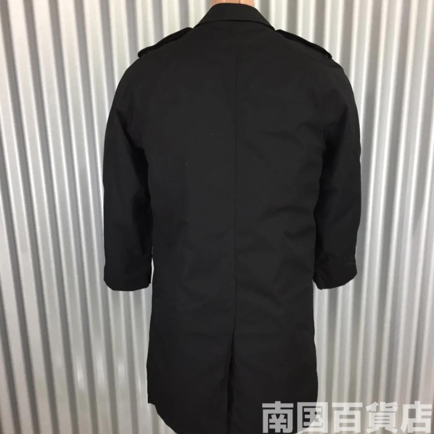 COAT ALL WEATHER MAN’S BLACK W/REMOVALE LINER 36S 新品 記録写真2
