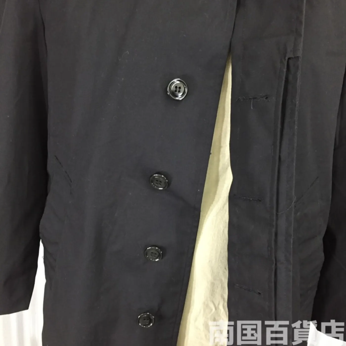 COAT ALL WEATHER MAN’S BLACK W/REMOVALE LINER 36S 新品 記録写真11