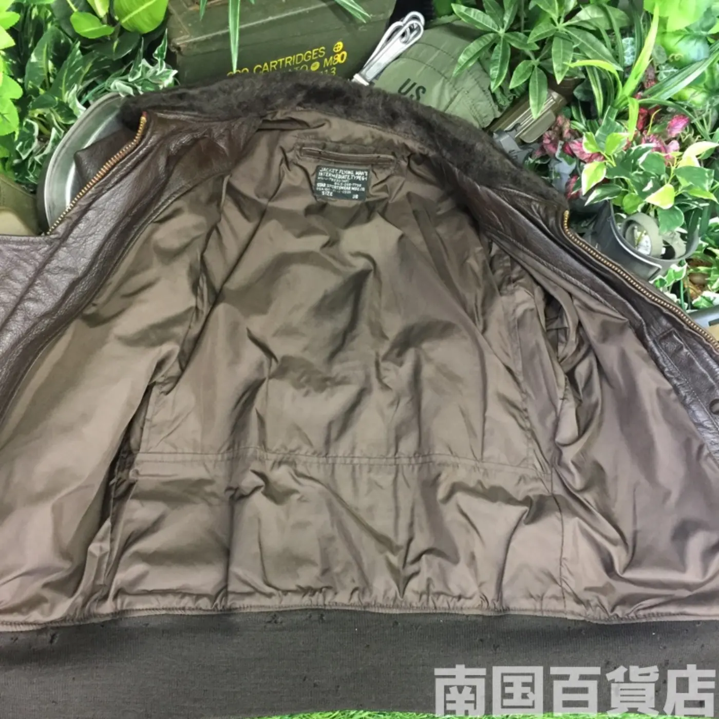 フライトジャケット 38 中古品 記録写真10