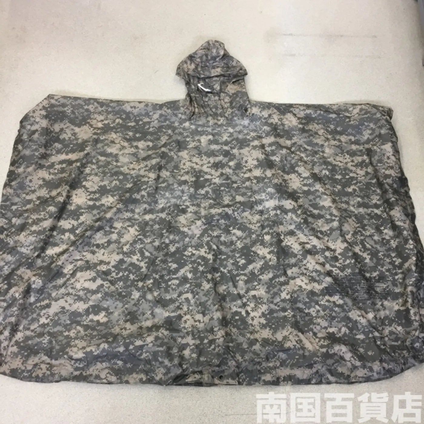 ポンチョ ACU 新品 記録写真10