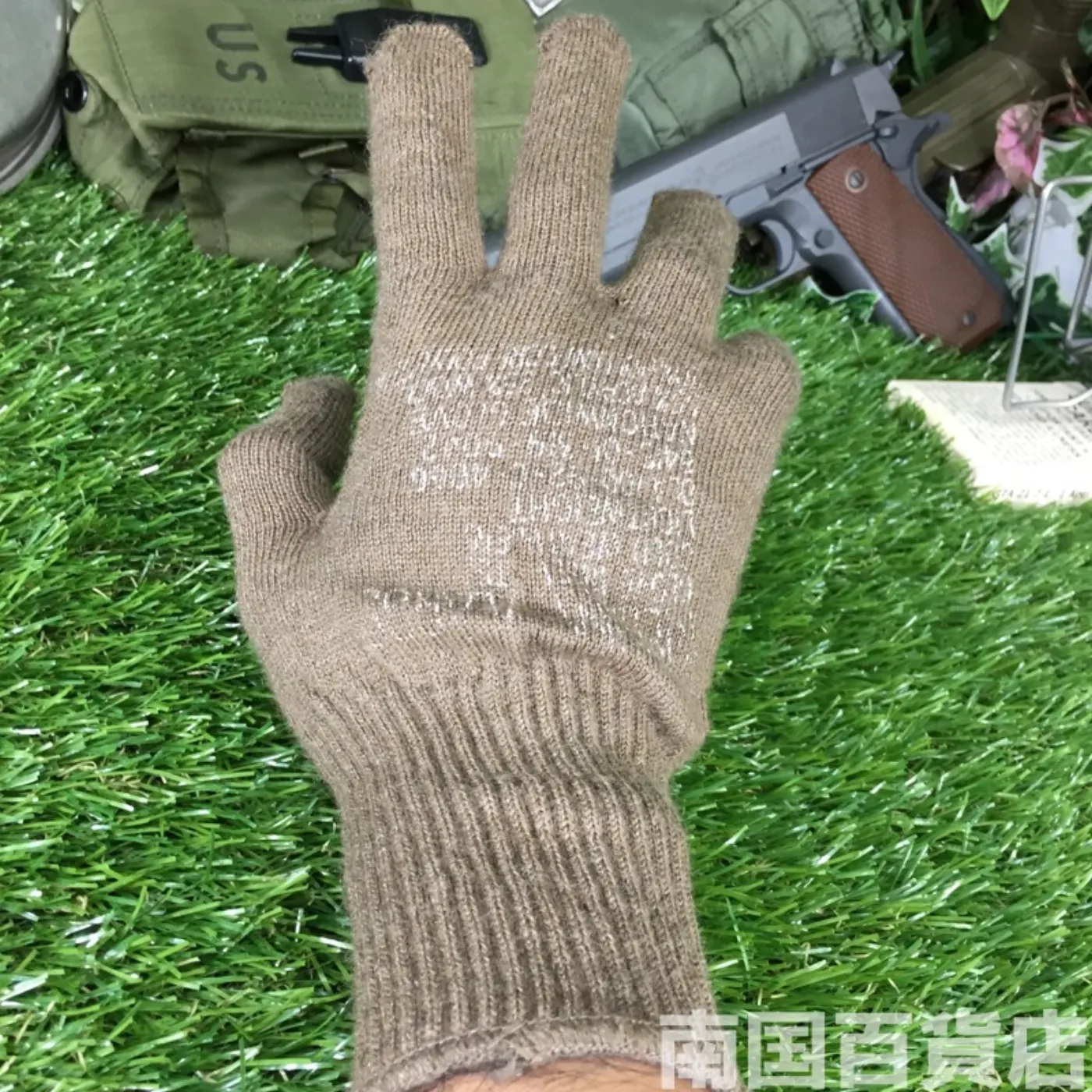 米軍 COLD WEATHER LIGHT WEIGHT グローブ 中古品 記録写真4