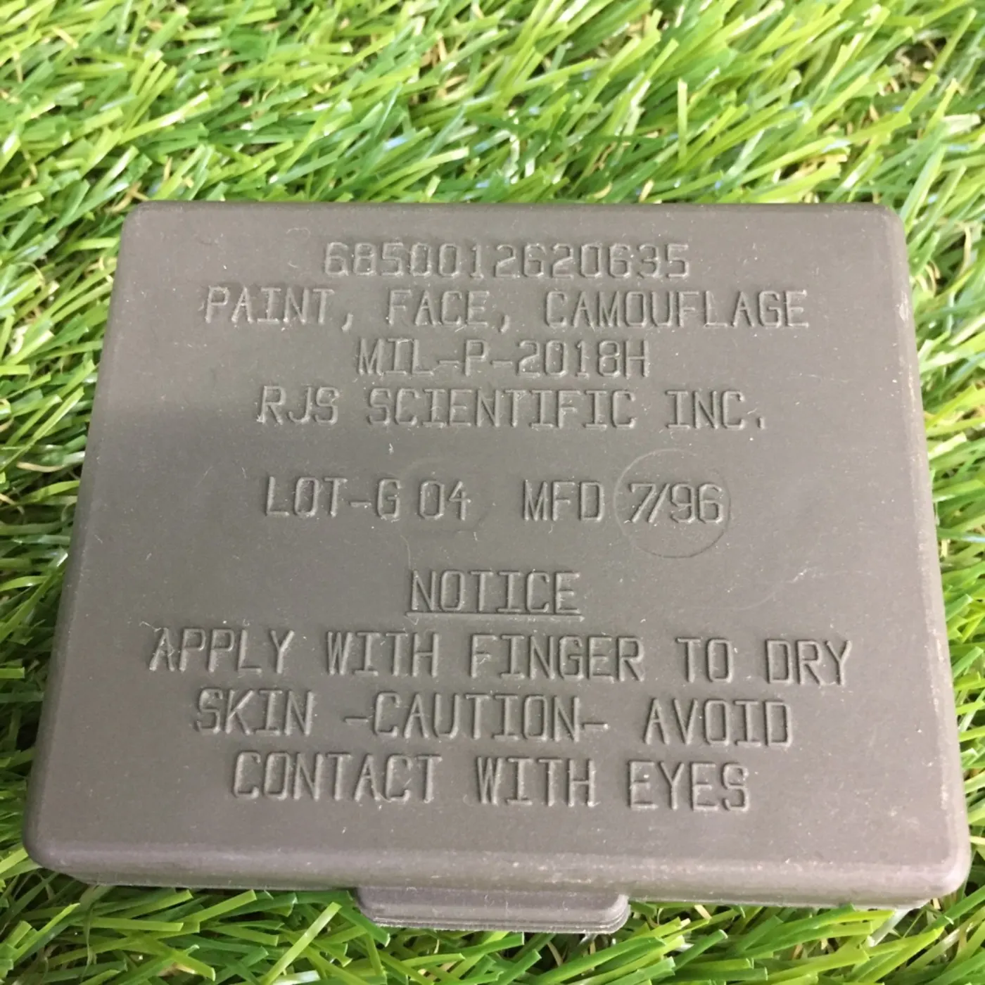 フェイスペイント ドーラン 4色 中古品 記録写真2