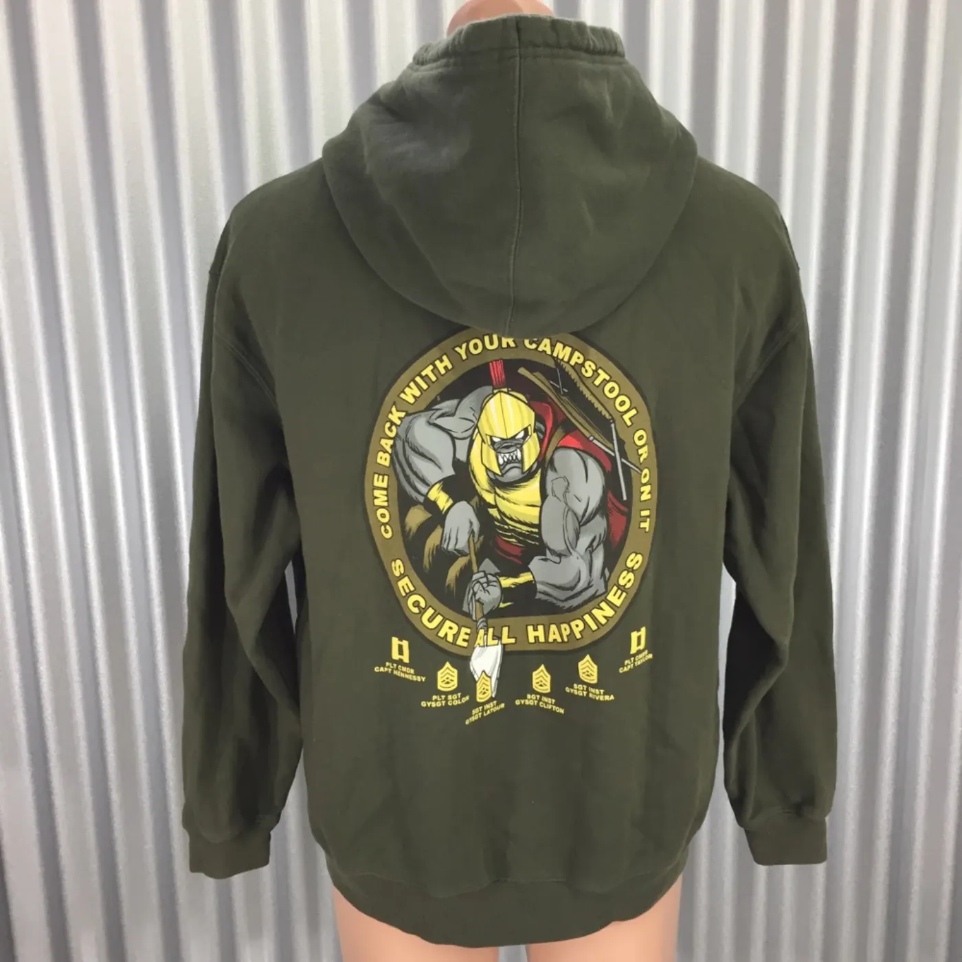 USMC スウェットパーカー XLサイズ 中古良品 記録写真3