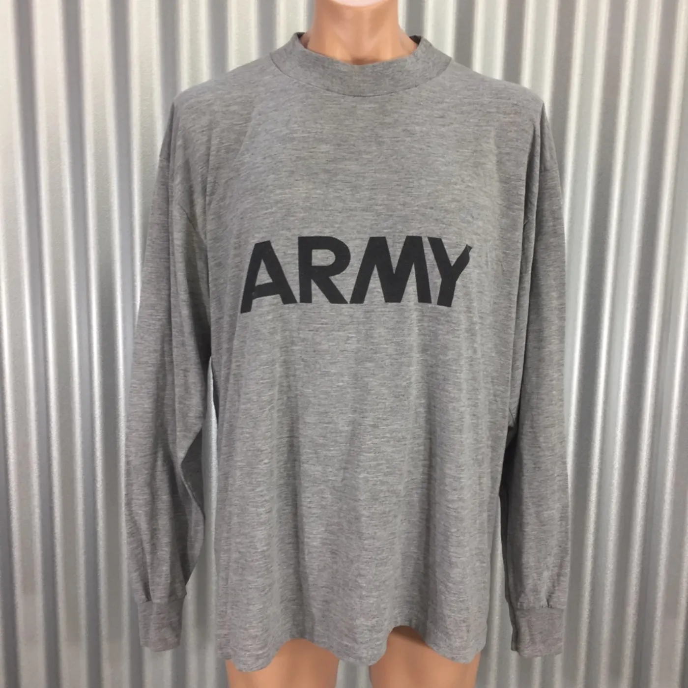 US ARMY 長袖シャツ Lサイズ 中古良品 記録写真1