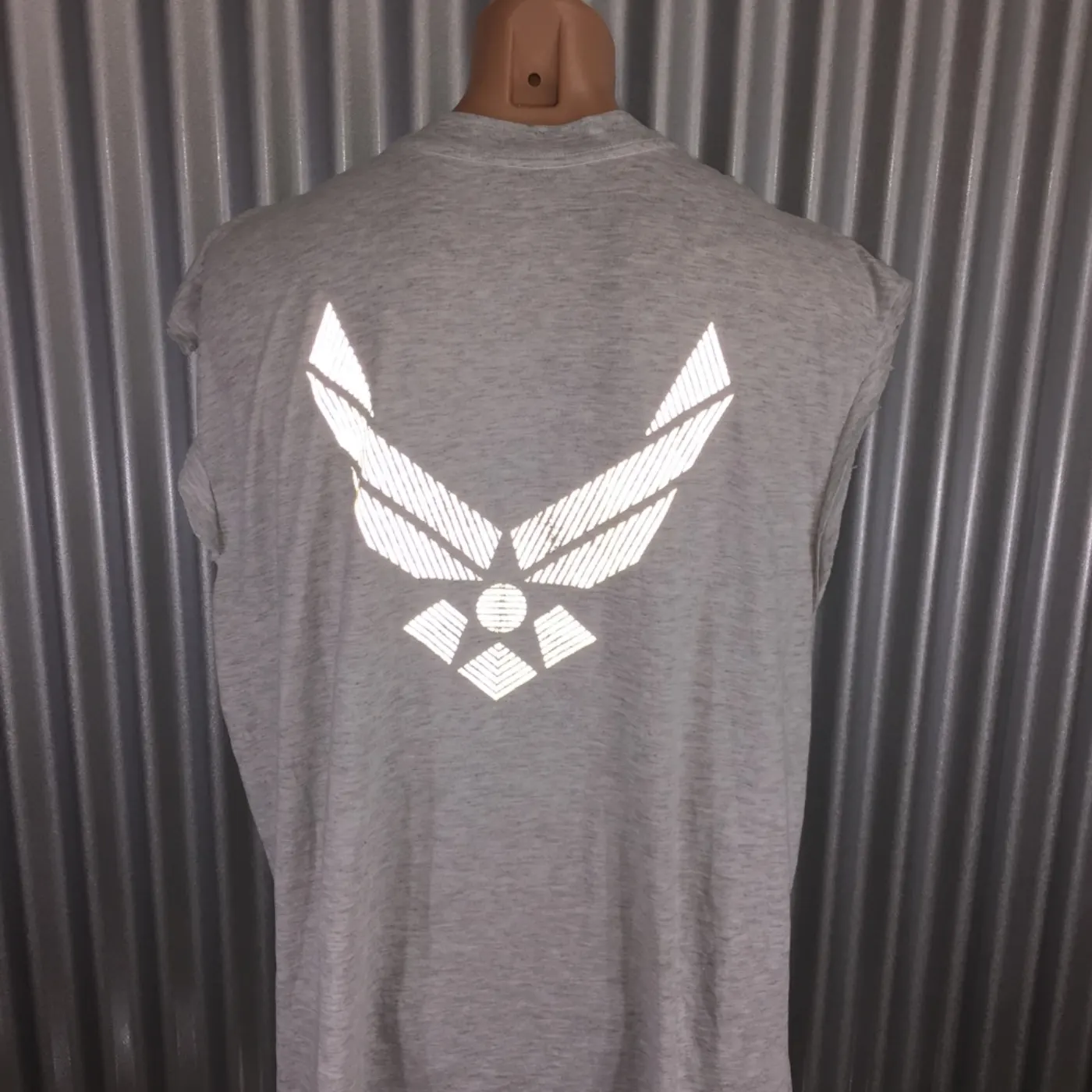 USAF リフレクターTシャツ ジャンク品 記録写真5
