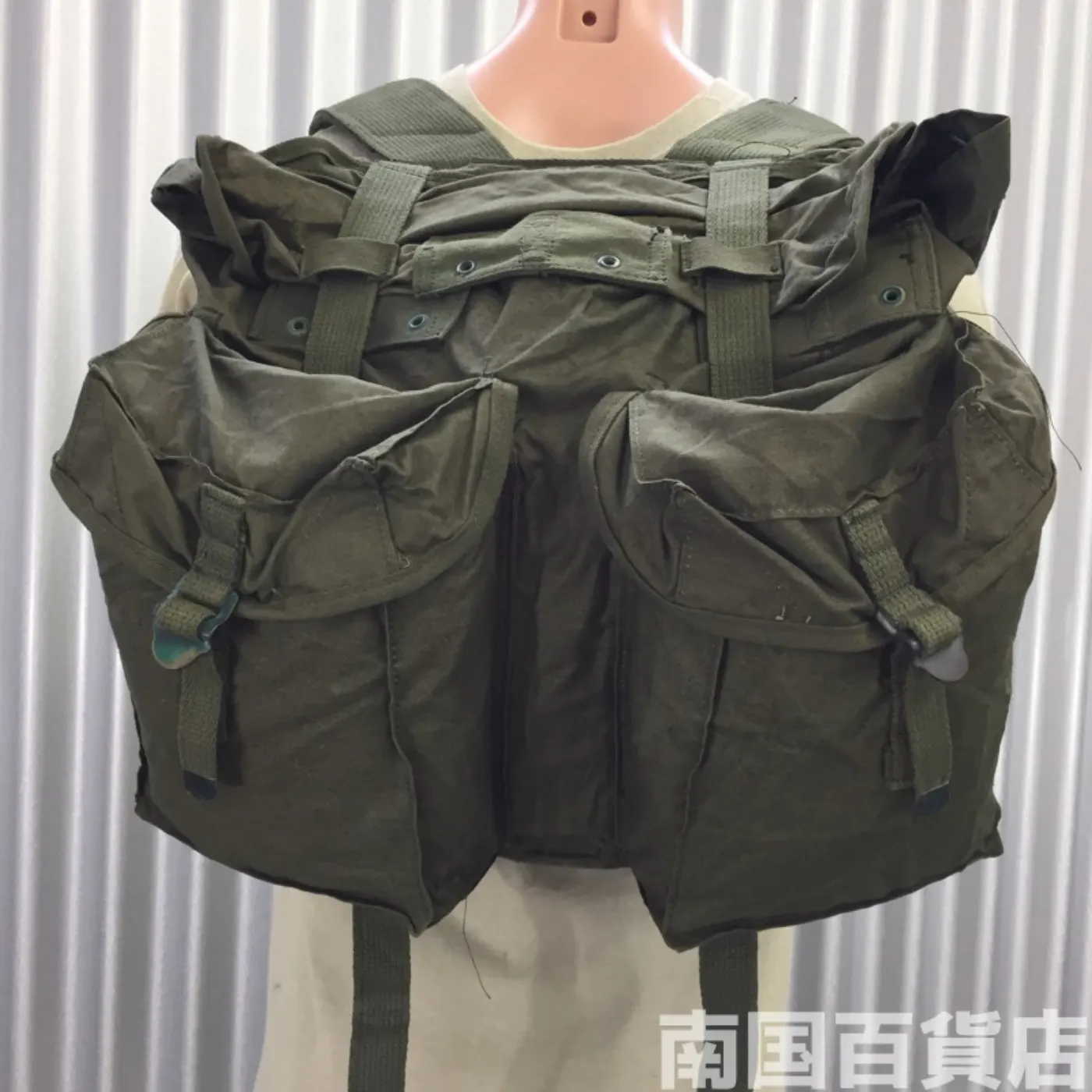フィールドバッグ コットン製 中古品 記録写真1