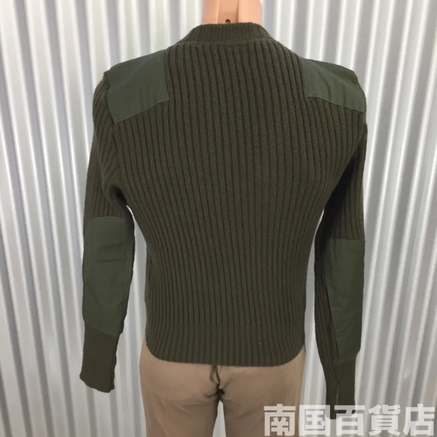 米軍 コンバットセーター グリーン色 38サイズ 極上品 記録写真7