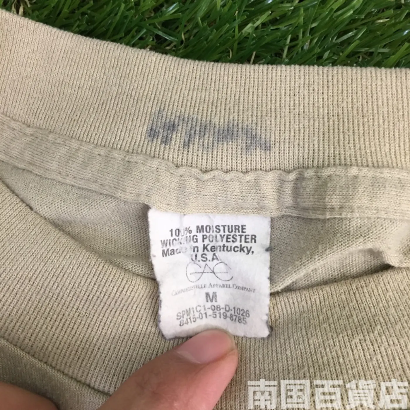 米軍放出品Tシャツ(OD)中古(M) 記録写真6