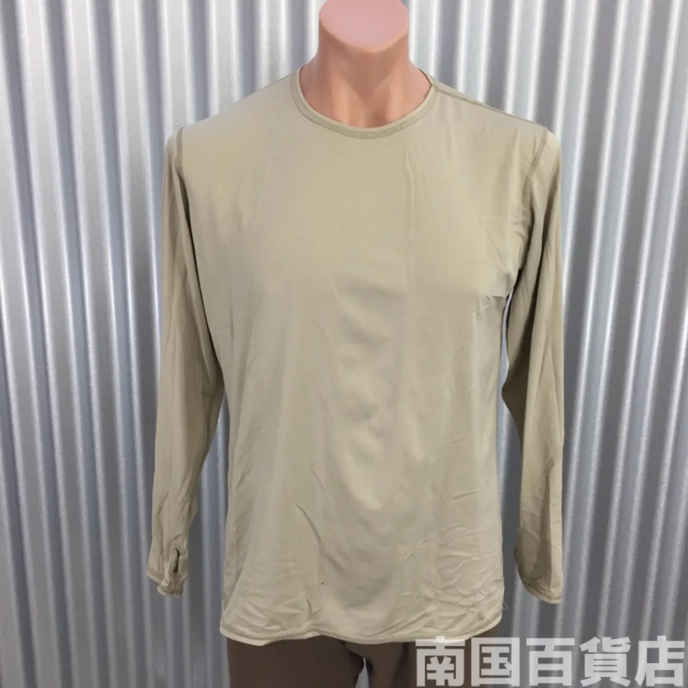 米軍放出品シャツ(OD)中古(サイズ不明) 記録写真1