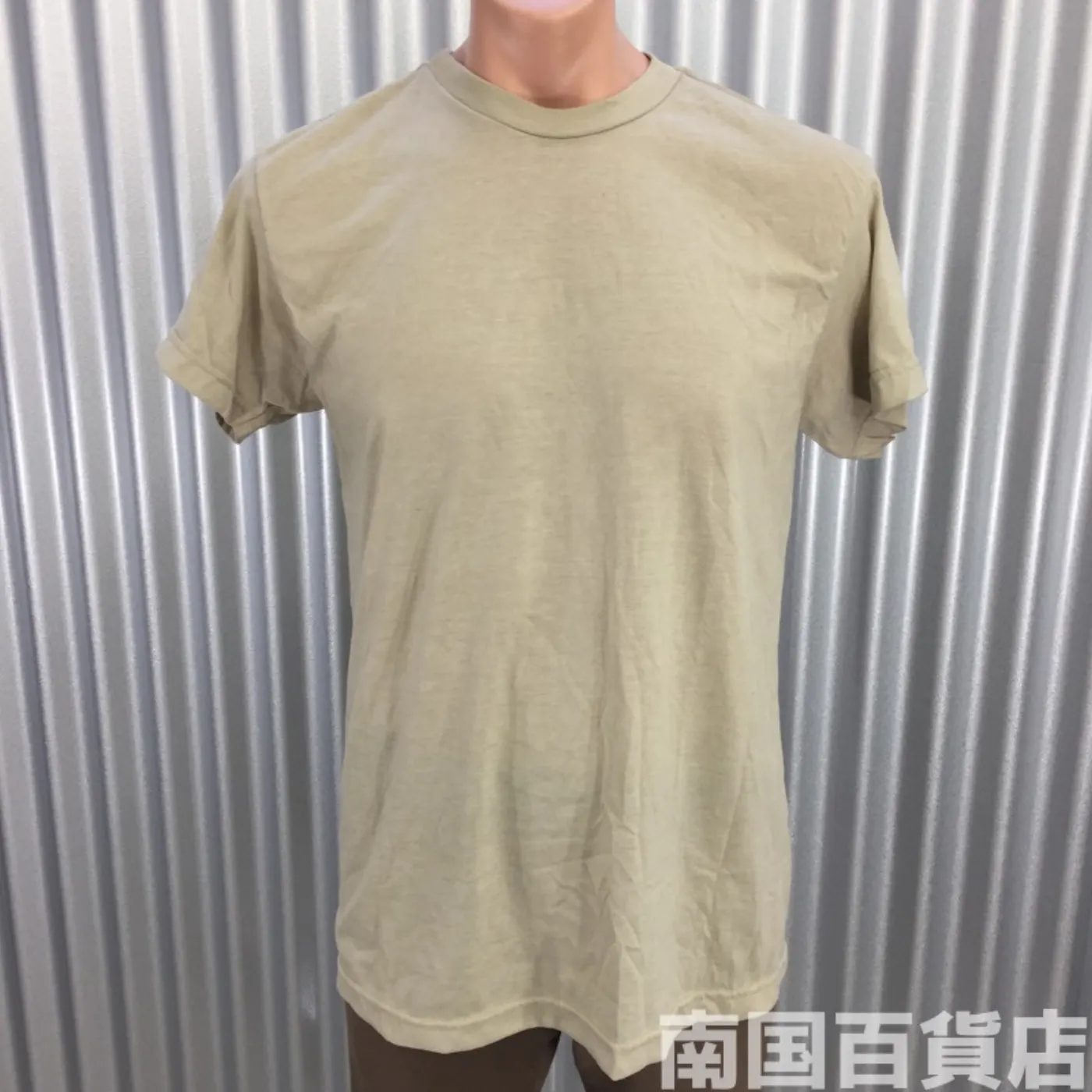 米軍放出品Tシャツ（OD）中古（L) 記録写真1