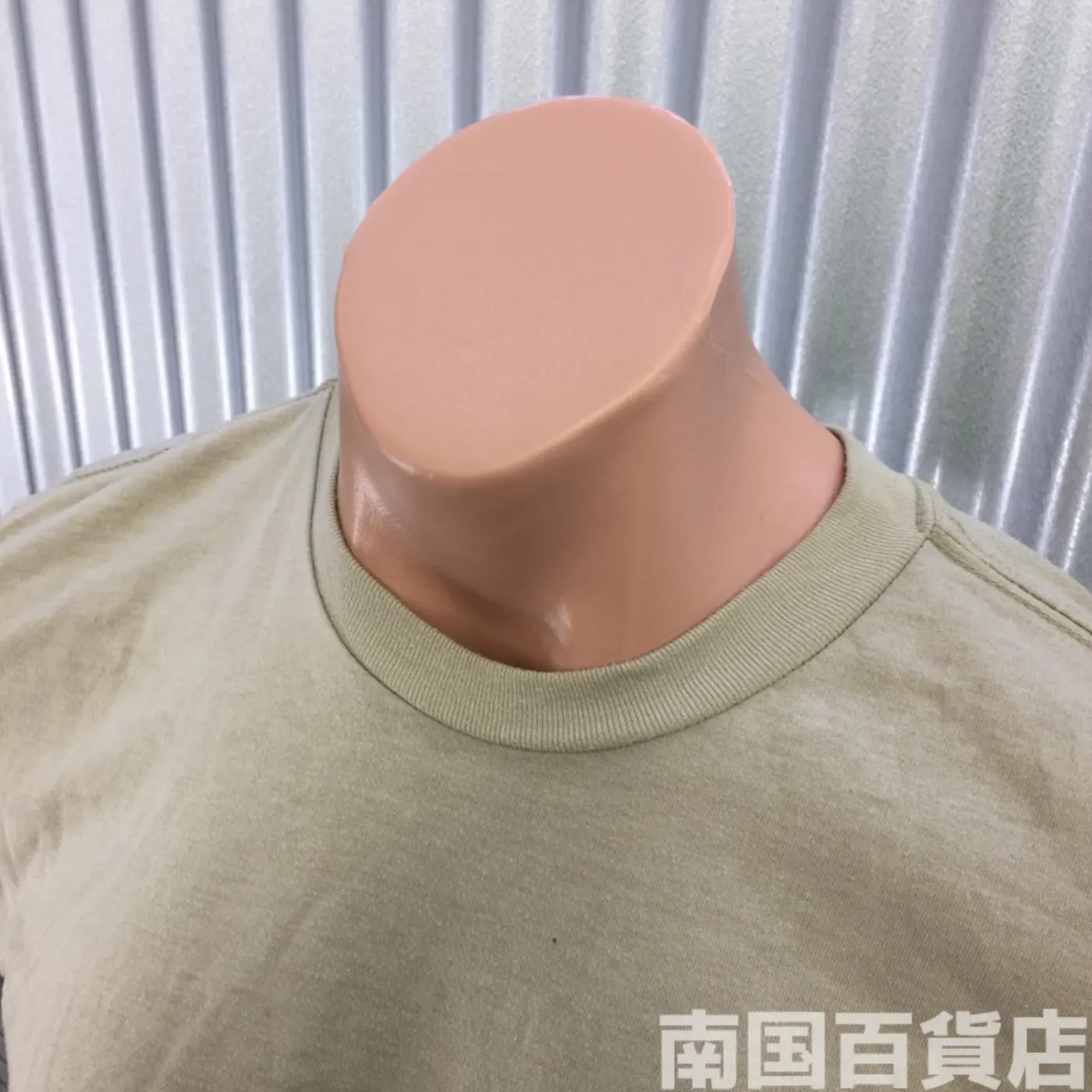 米軍放出品Tシャツ（OD）中古（L) 記録写真3