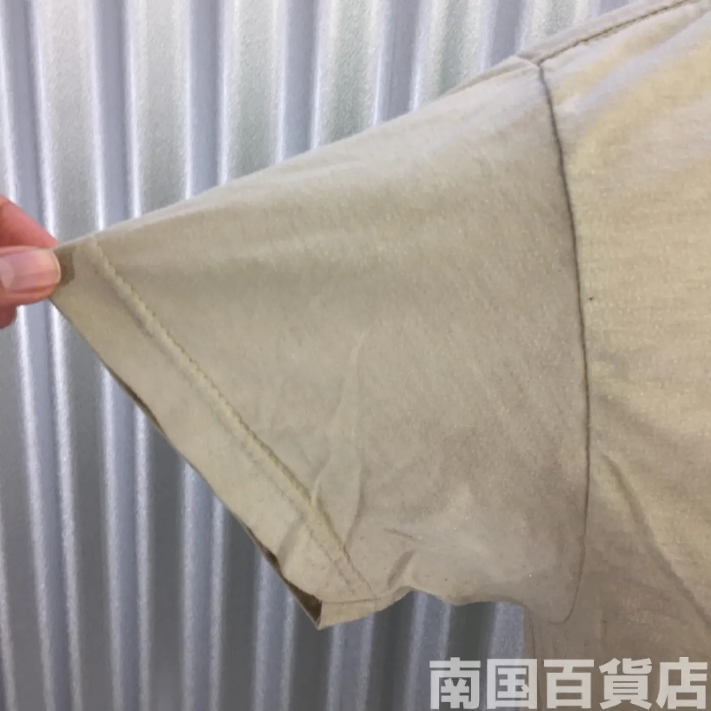 米軍放出品Tシャツ（OD）中古（L) 記録写真4