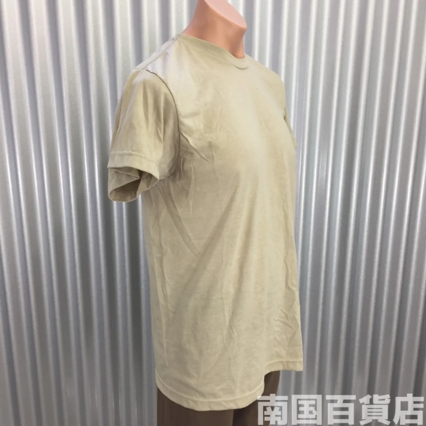 米軍放出品Tシャツ（OD）中古（L) 記録写真5