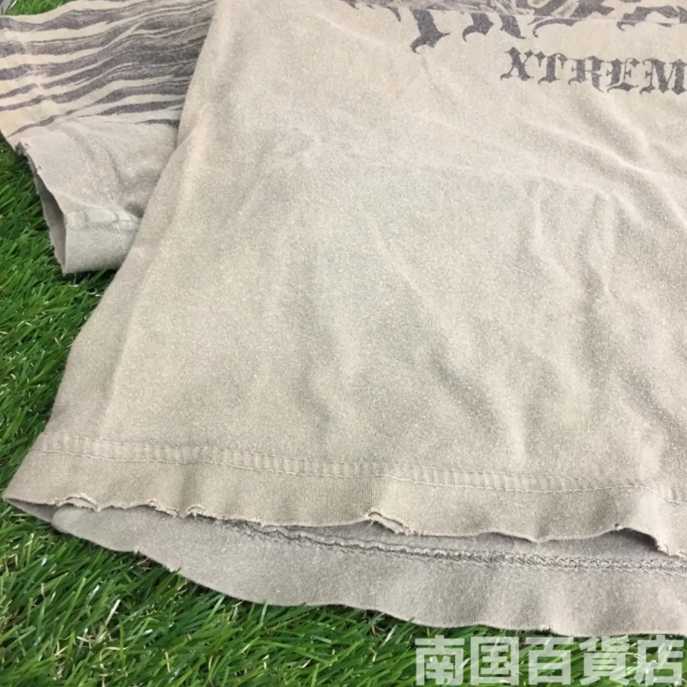 米軍放出品Tシャツ(OD)中古(サイズ不明) 記録写真10