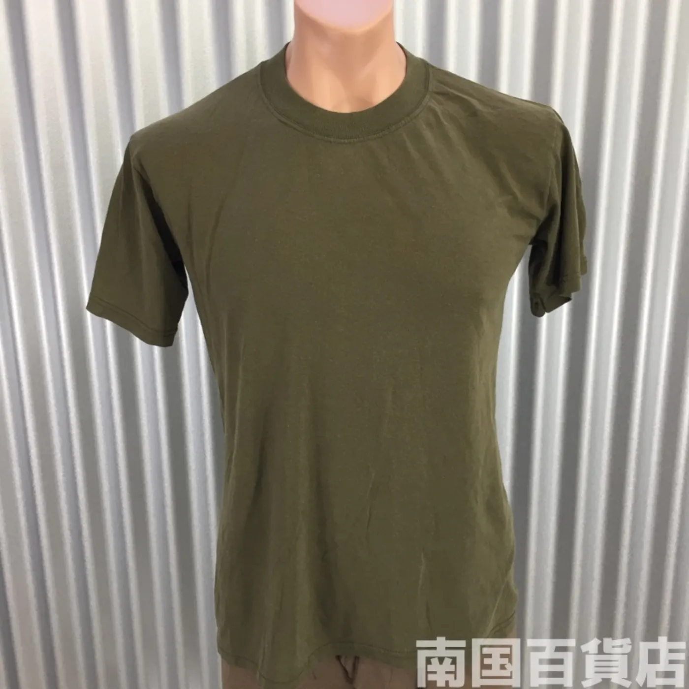 米軍放出品Tシャツ（OD）中古（M) 記録写真1
