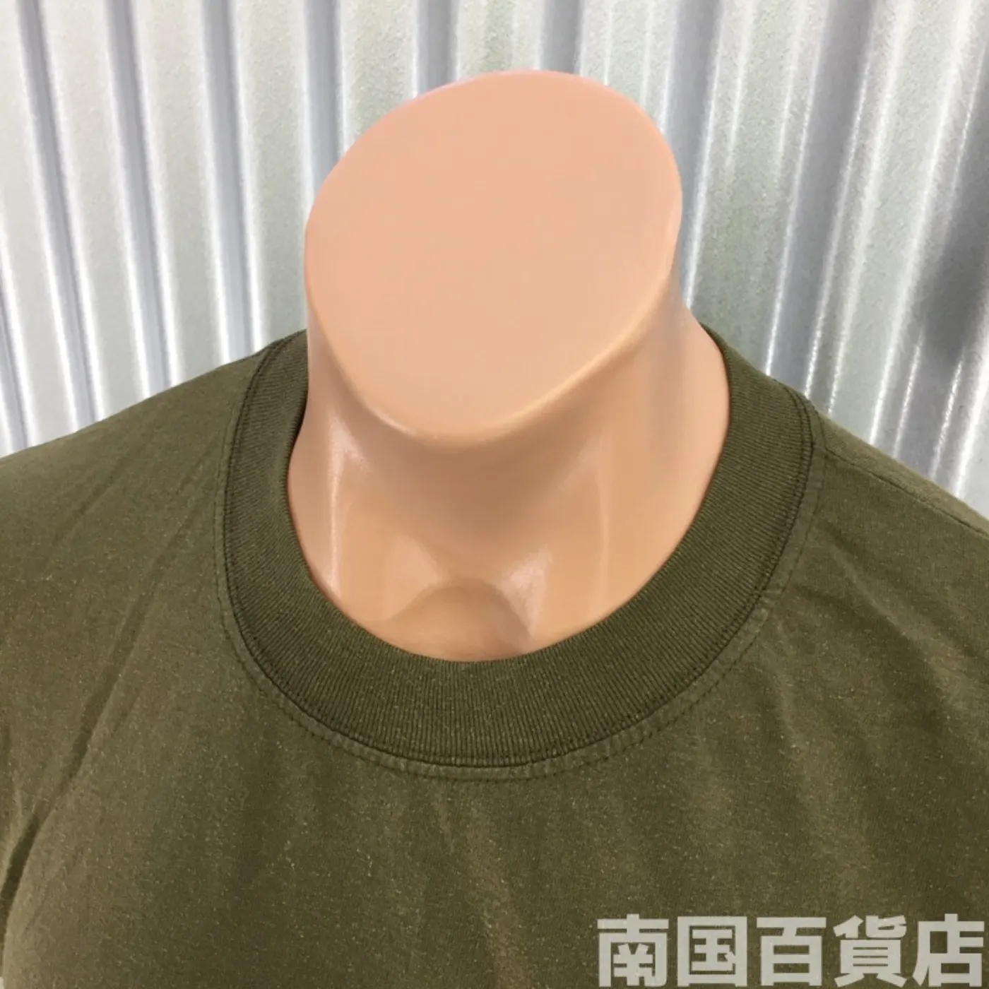米軍放出品Tシャツ（OD）中古（M) 記録写真3