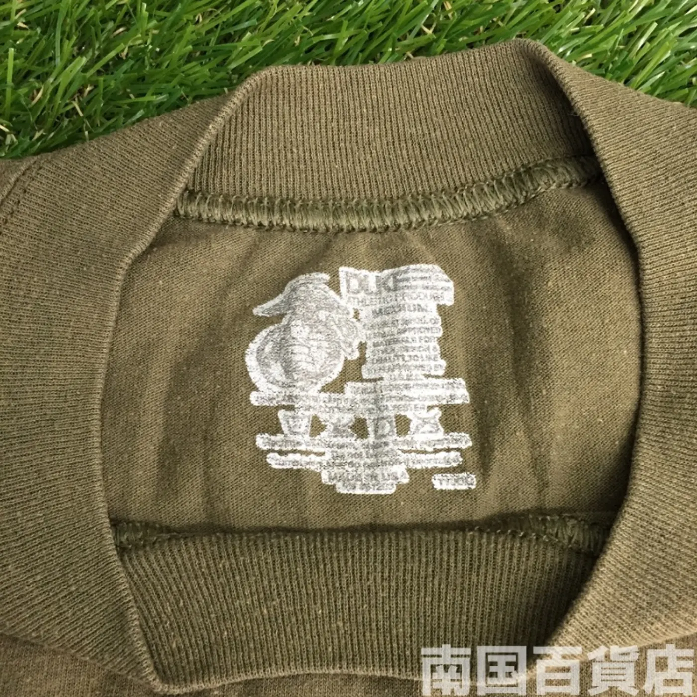米軍放出品Tシャツ（OD）中古（M) 記録写真5