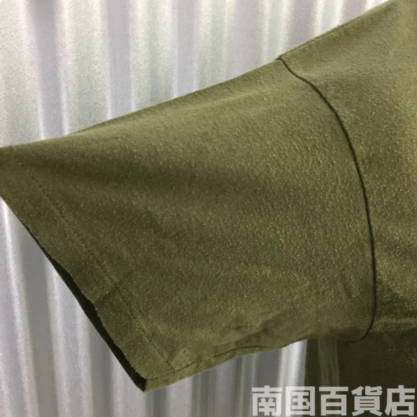 米軍放出品Tシャツ(OD)中古(サイズ不明) 記録写真5