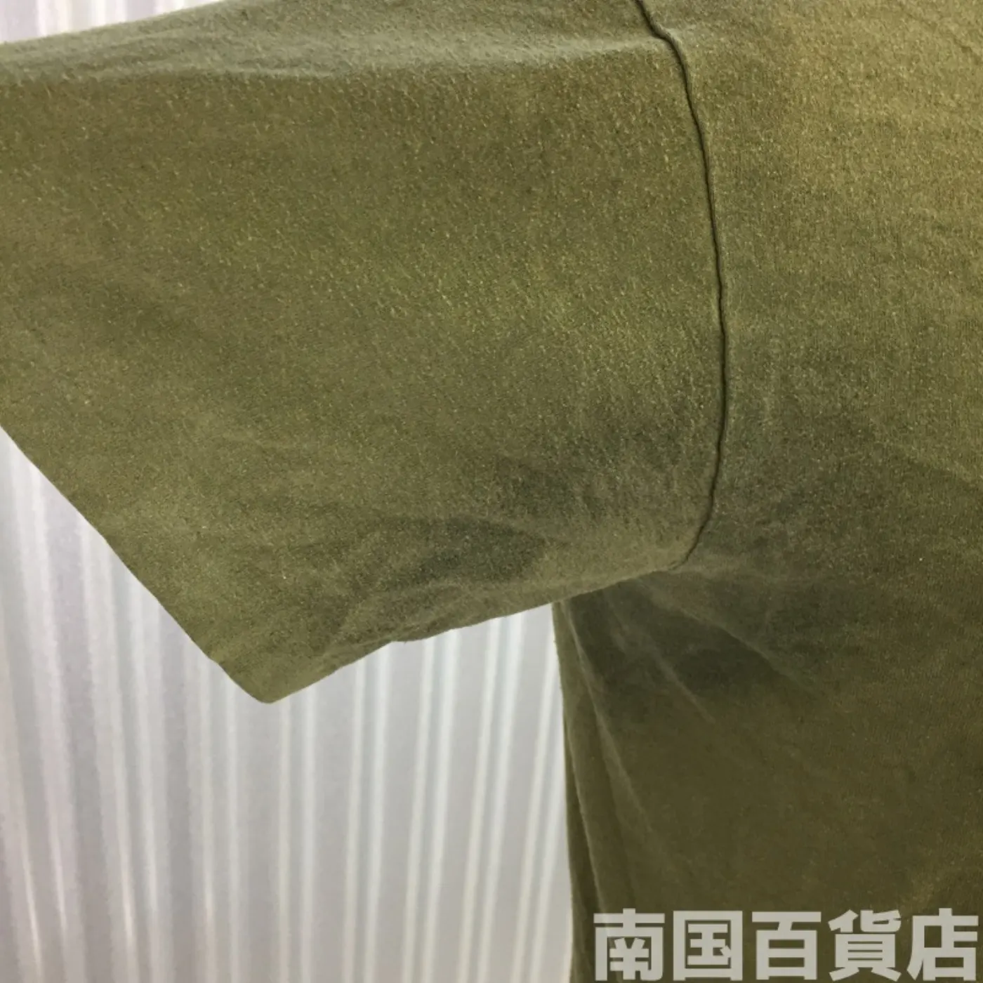 米軍放出品Tシャツ(OD)中古(サイズ不明) 記録写真5