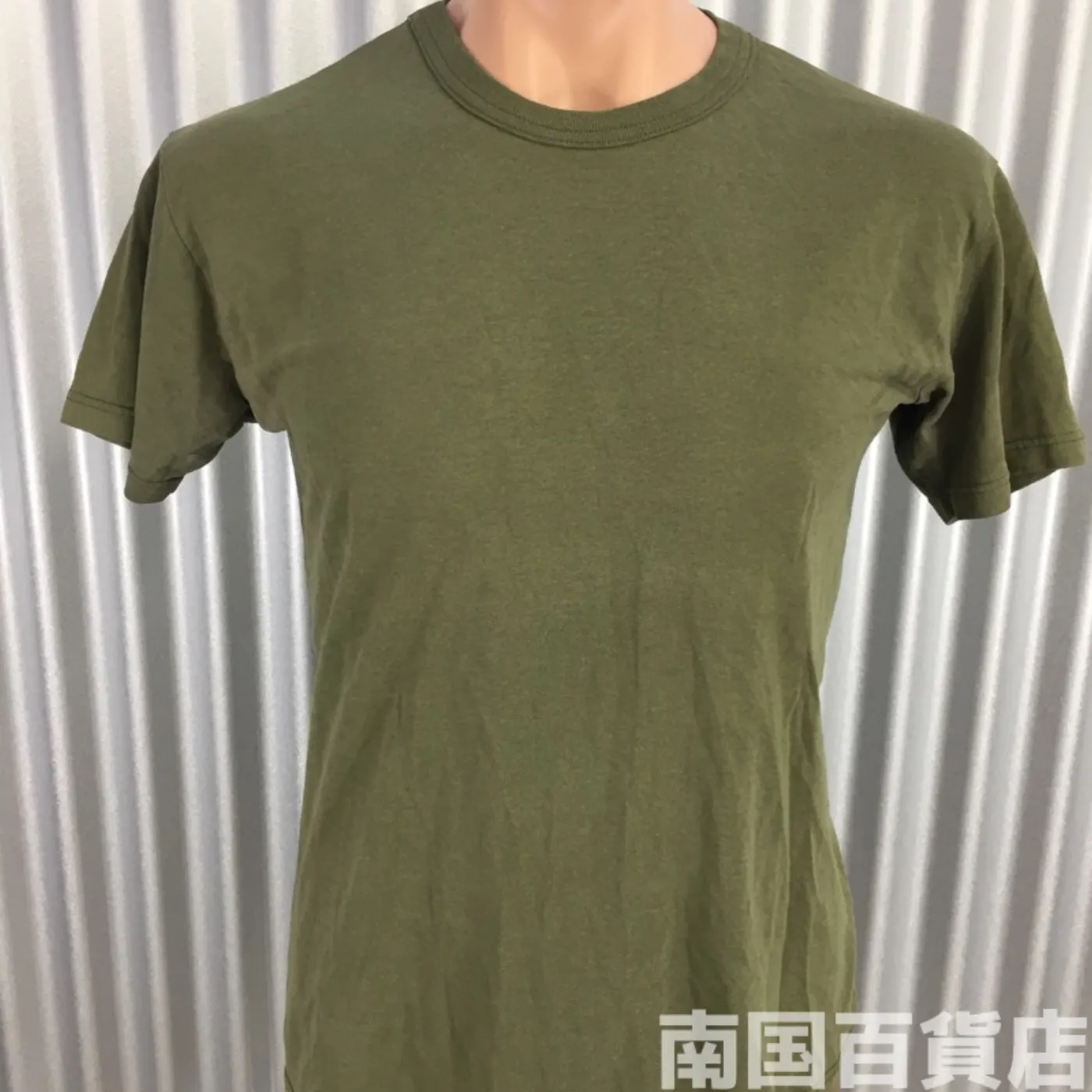 米軍放出品Tシャツ(OD)中古(M) 記録写真1
