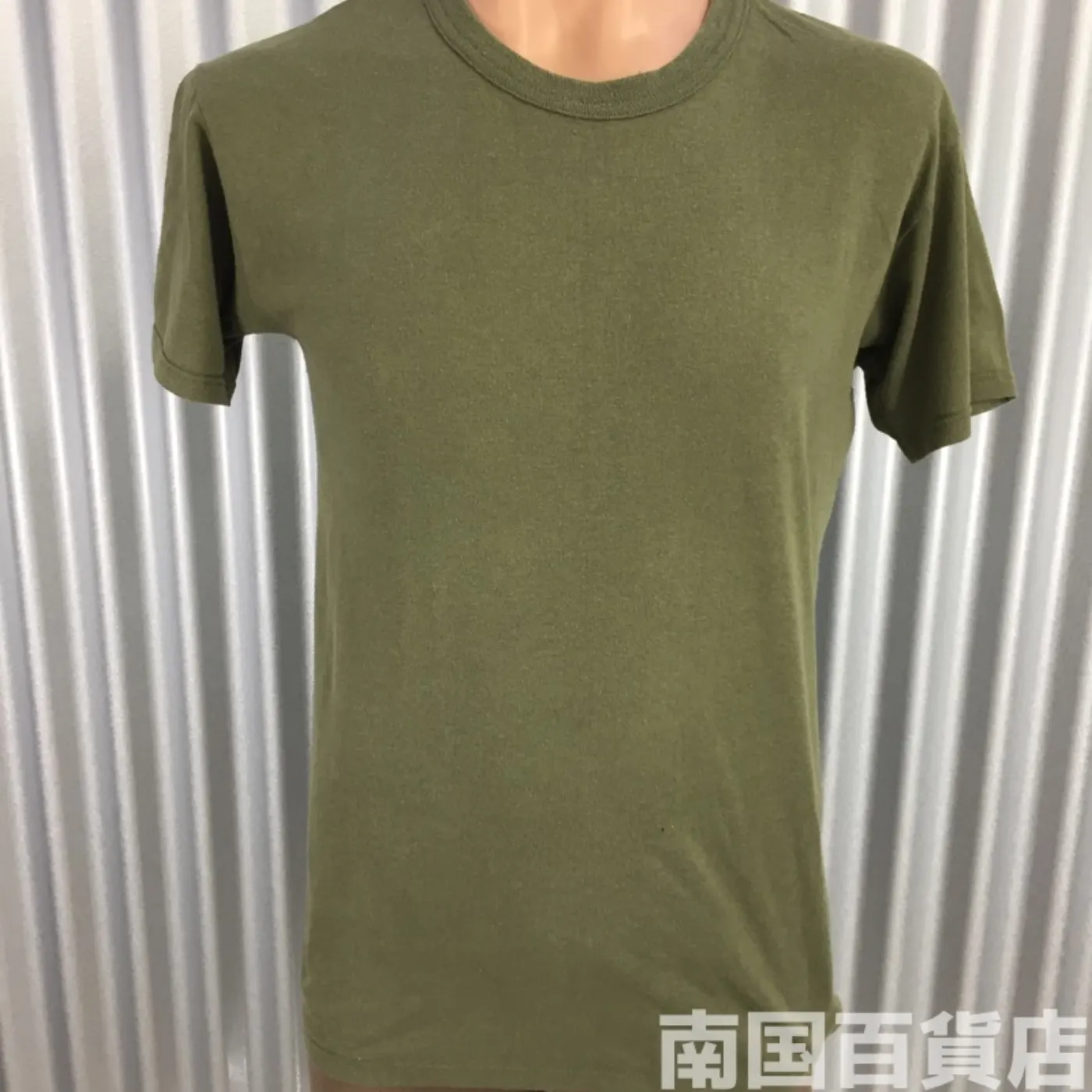 米軍放出品Tシャツ(OD)中古(M) 記録写真1