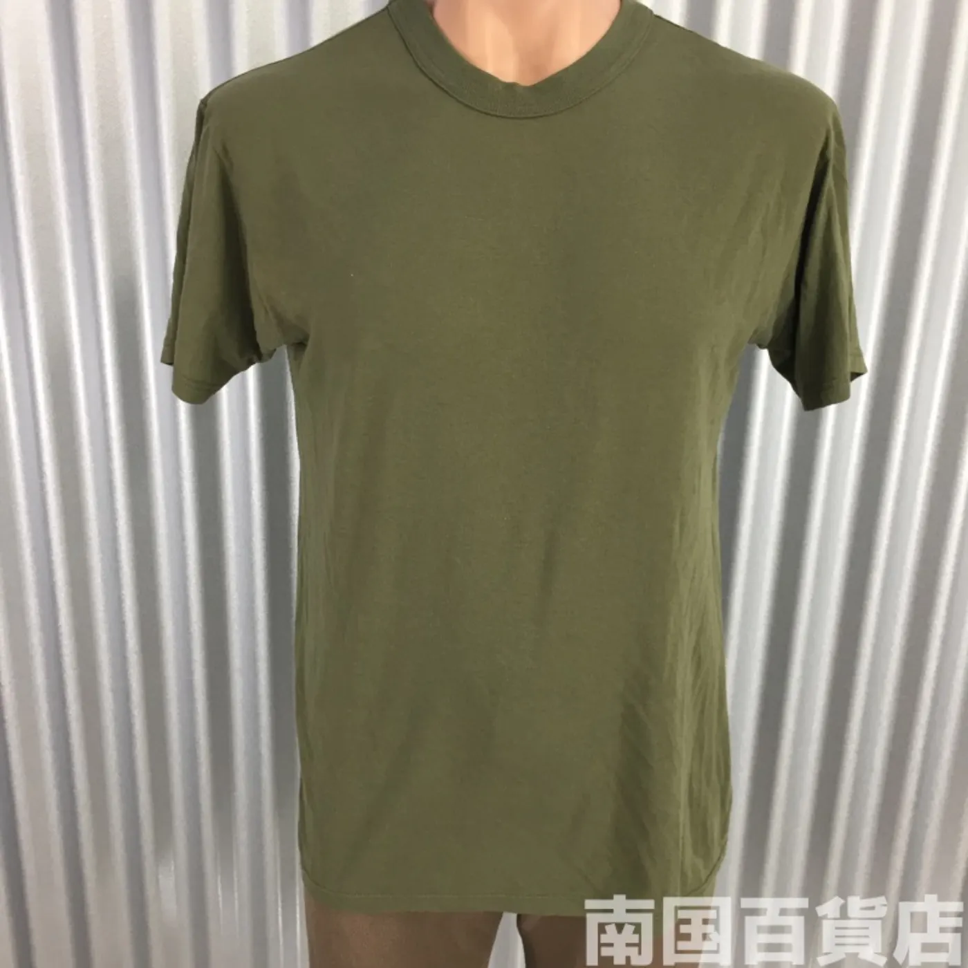 米軍放出品Tシャツ(OD)中古(M) 記録写真1
