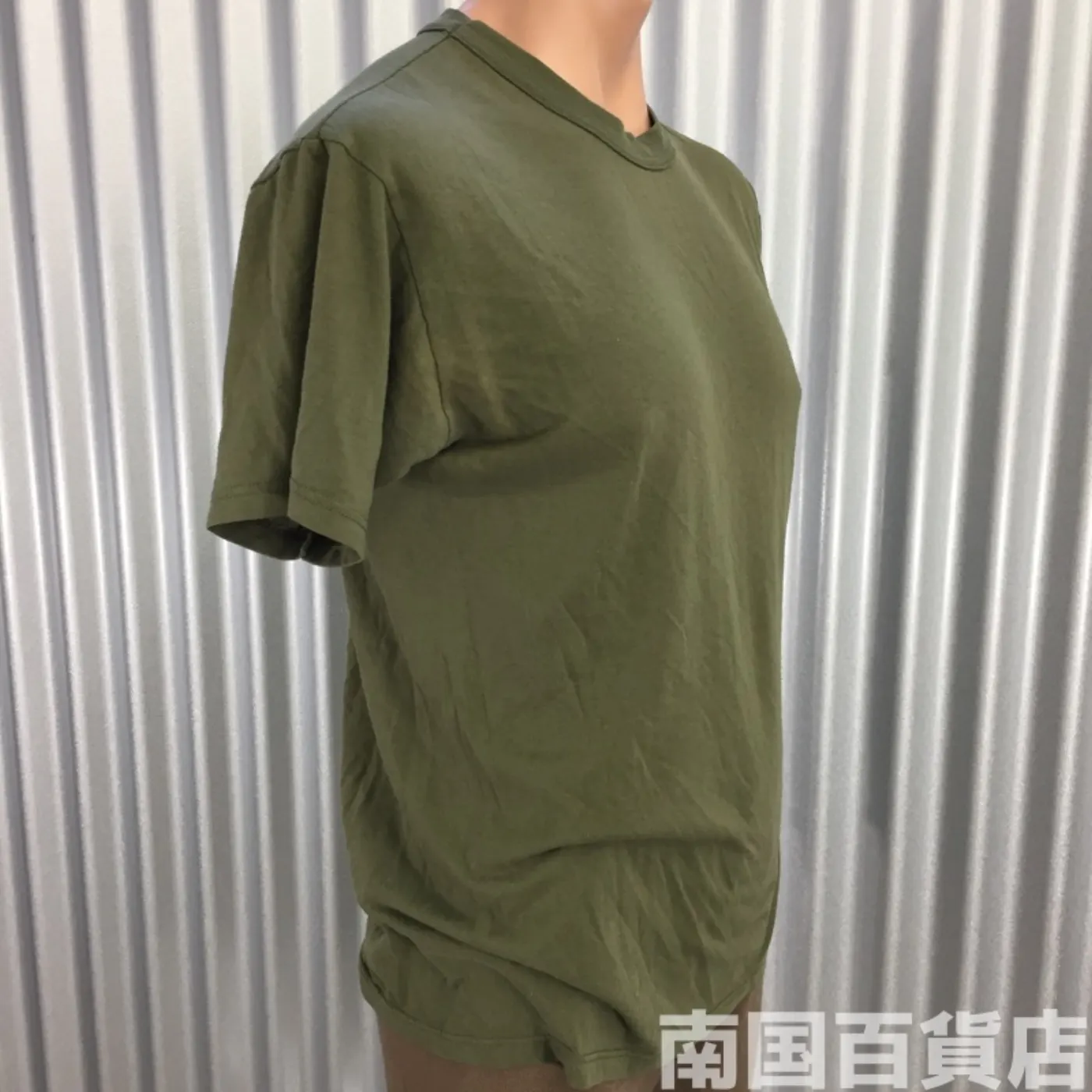 米軍放出品Tシャツ(OD)中古(M) 記録写真3