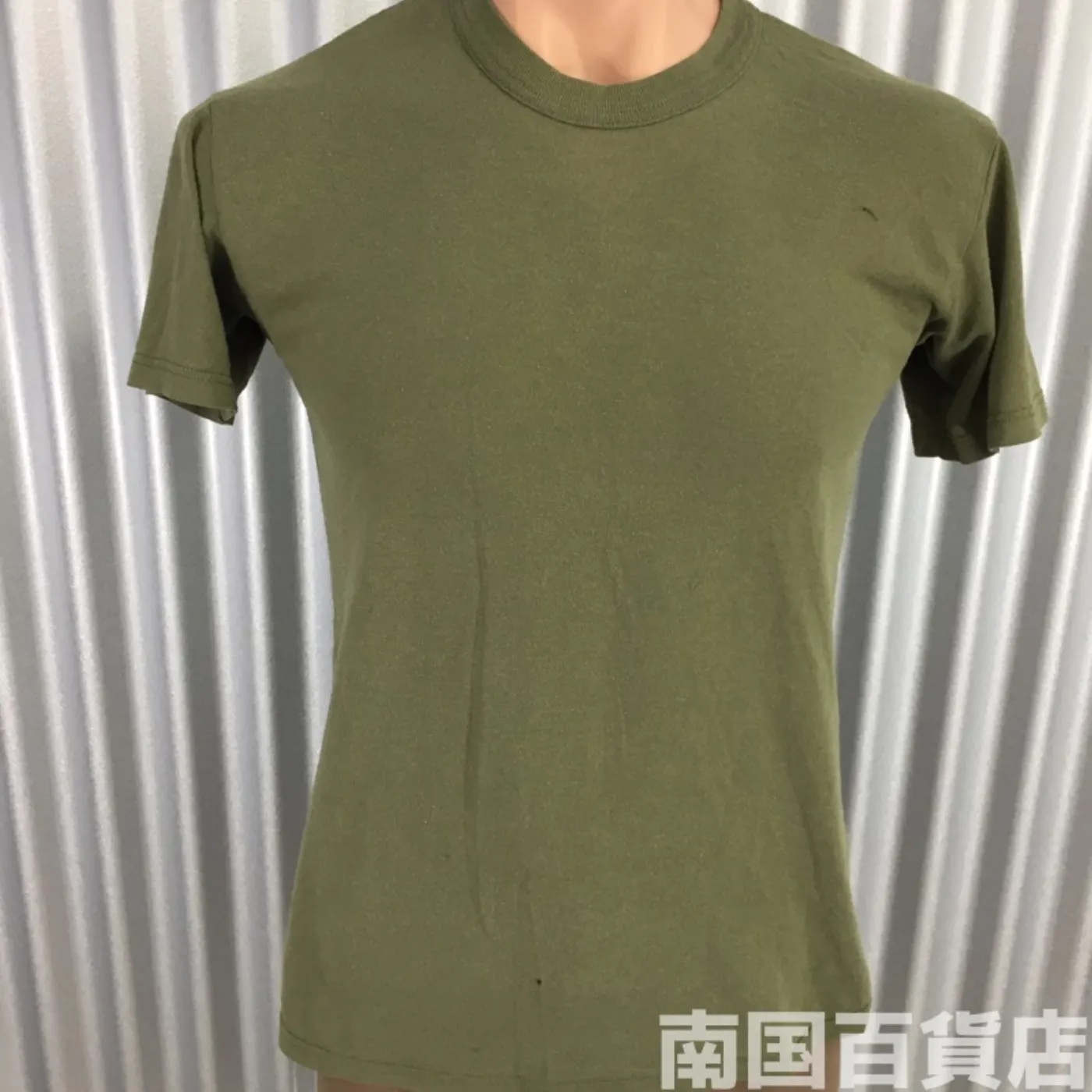 米軍放出品Tシャツ(OD)中古(M) 記録写真1