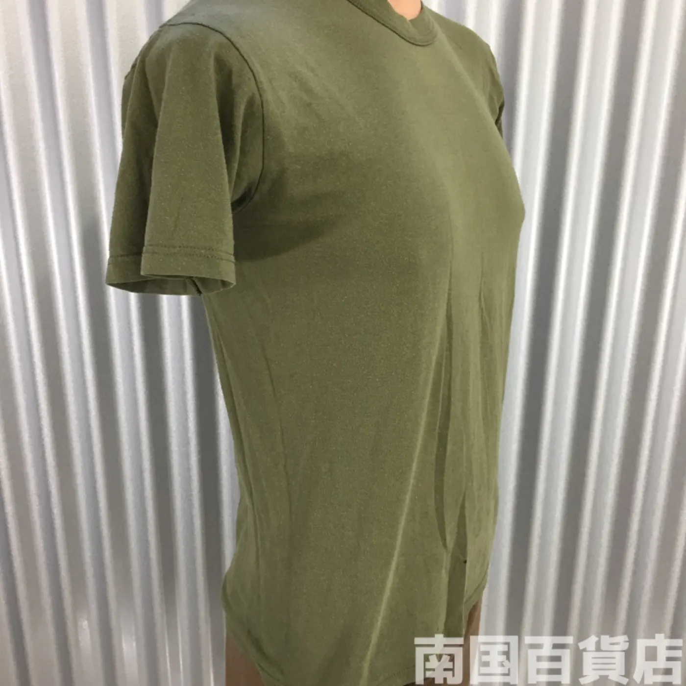 米軍放出品Tシャツ(OD)中古(M) 記録写真3