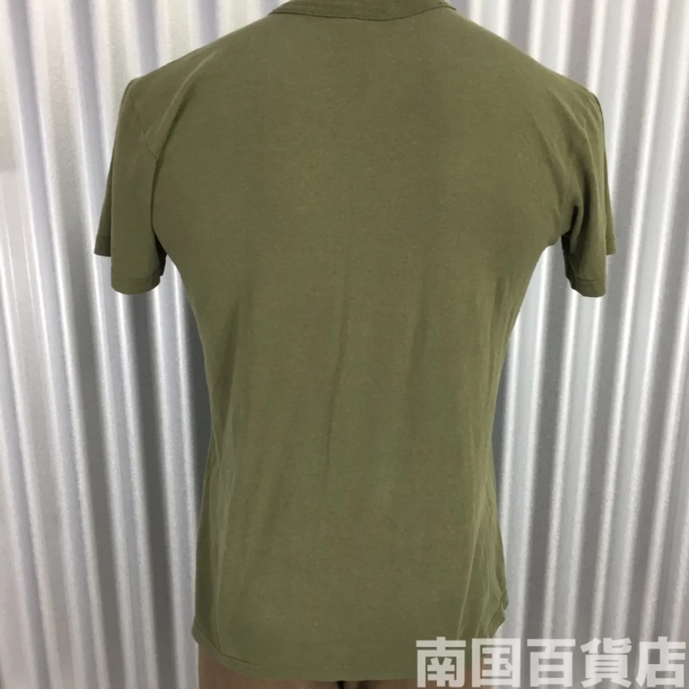 米軍放出品Tシャツ(OD)中古(M) 記録写真2