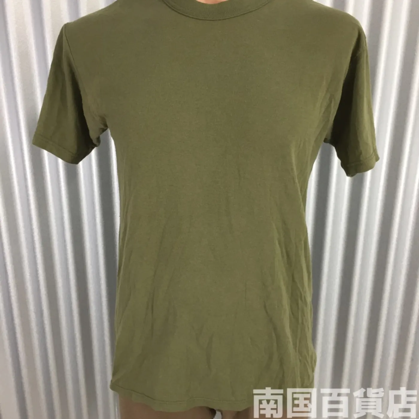 米軍放出品Tシャツ(OD)中古(M) 記録写真1